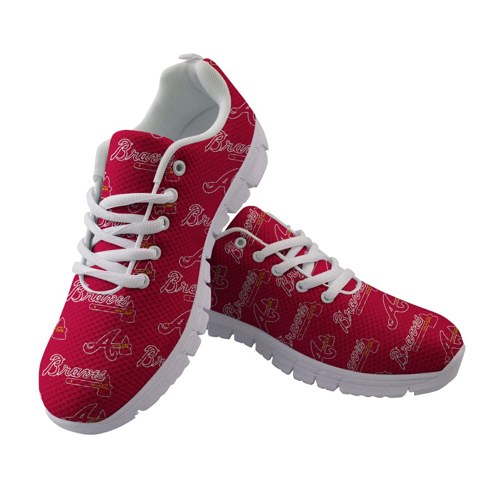 Atlanta Braves Red Limited MLB Sneakers Shoes Unique Patterns For Men Women Fans