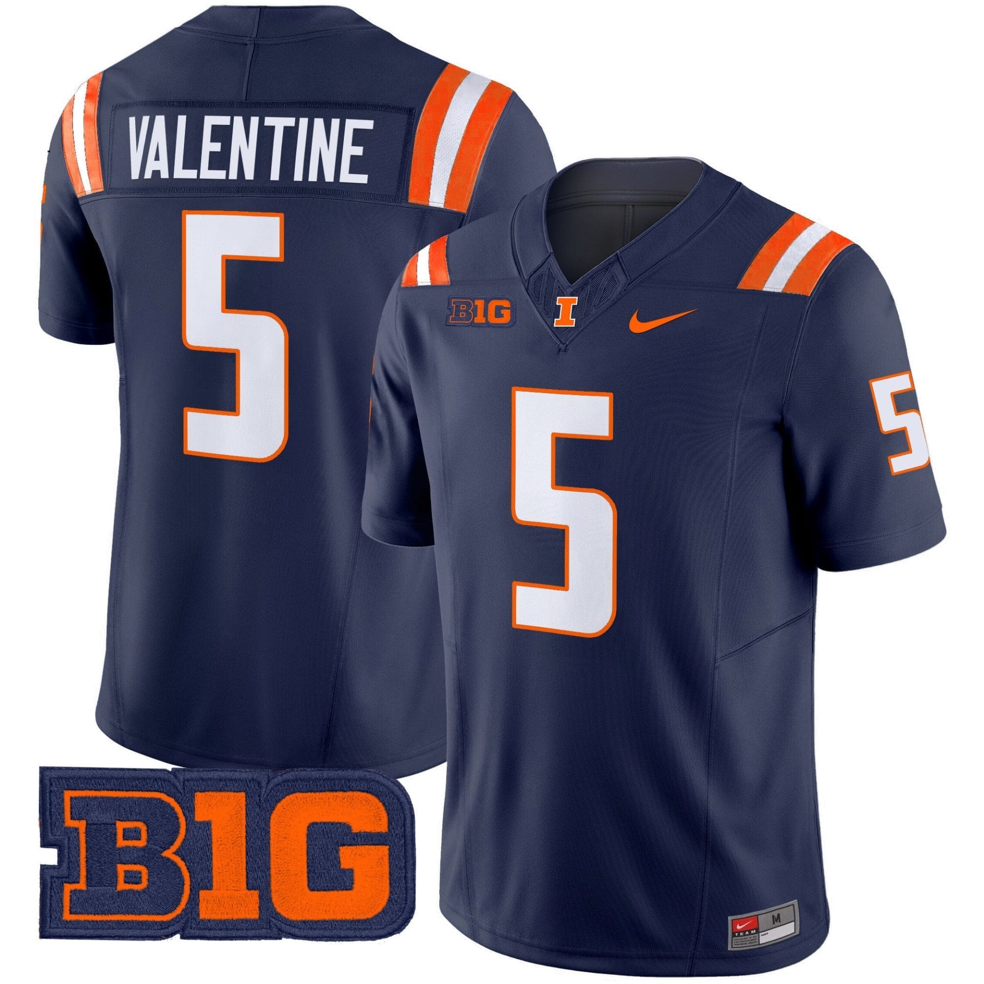 Men's Illinois Fighting Illini 2025 Vapor Limited Jersey - All Stitched - Image 20