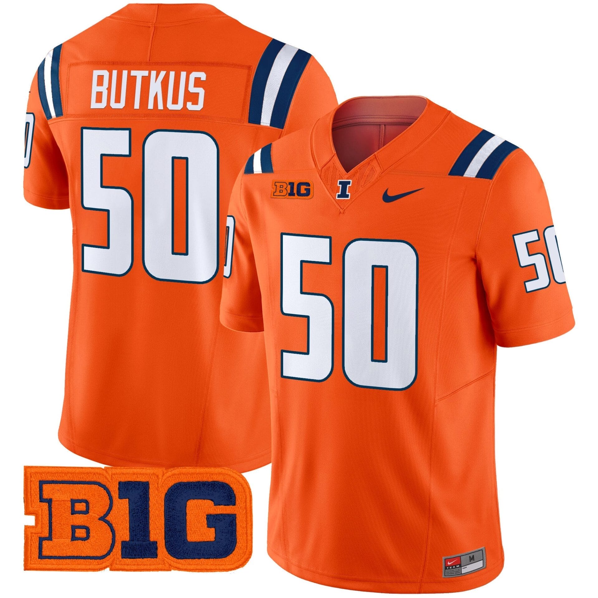 Men's Illinois Fighting Illini 2025 Vapor Limited Jersey - All Stitched - Image 25