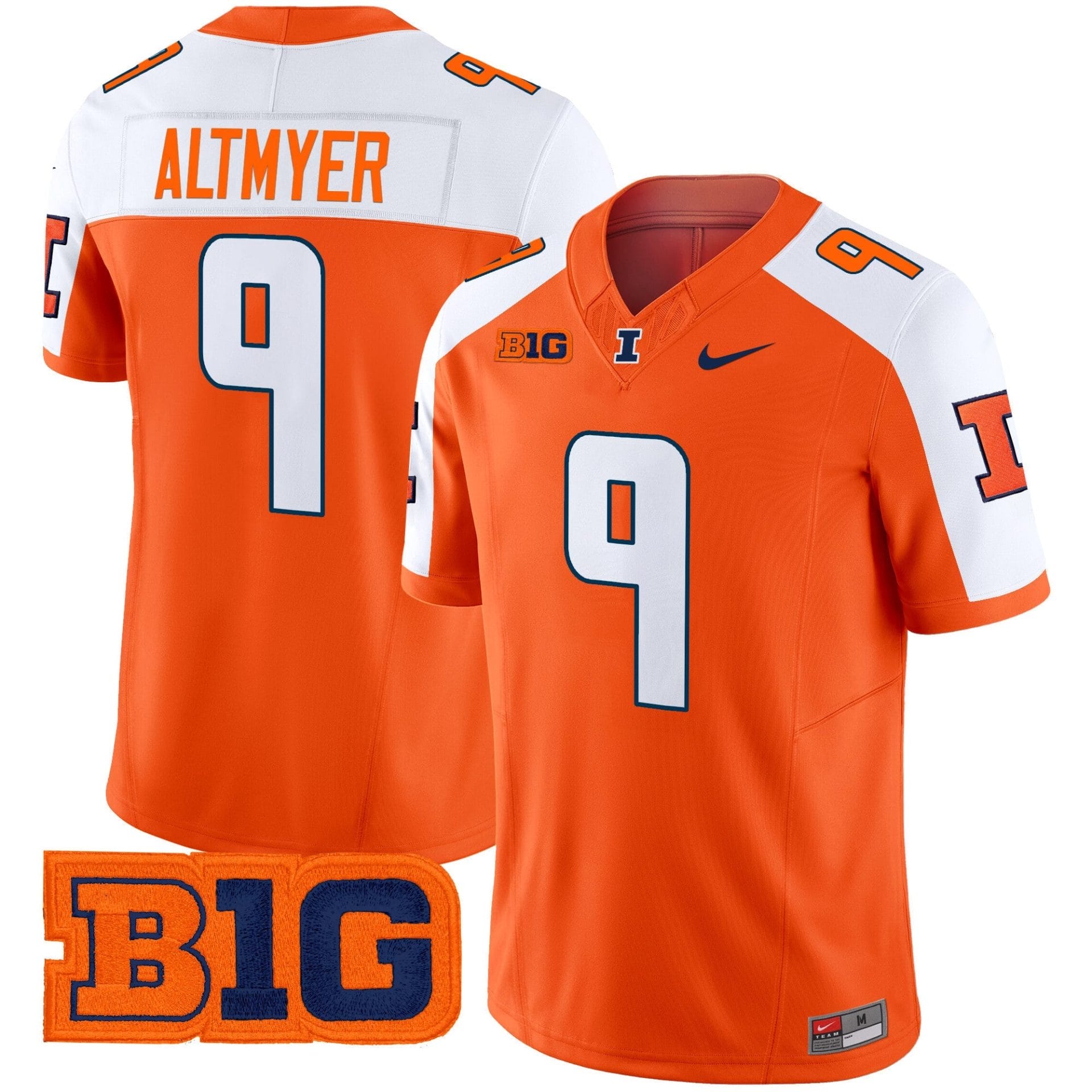 Men's Illinois Fighting Illini 2025 Vapor Limited Jersey - All Stitched - Image 8
