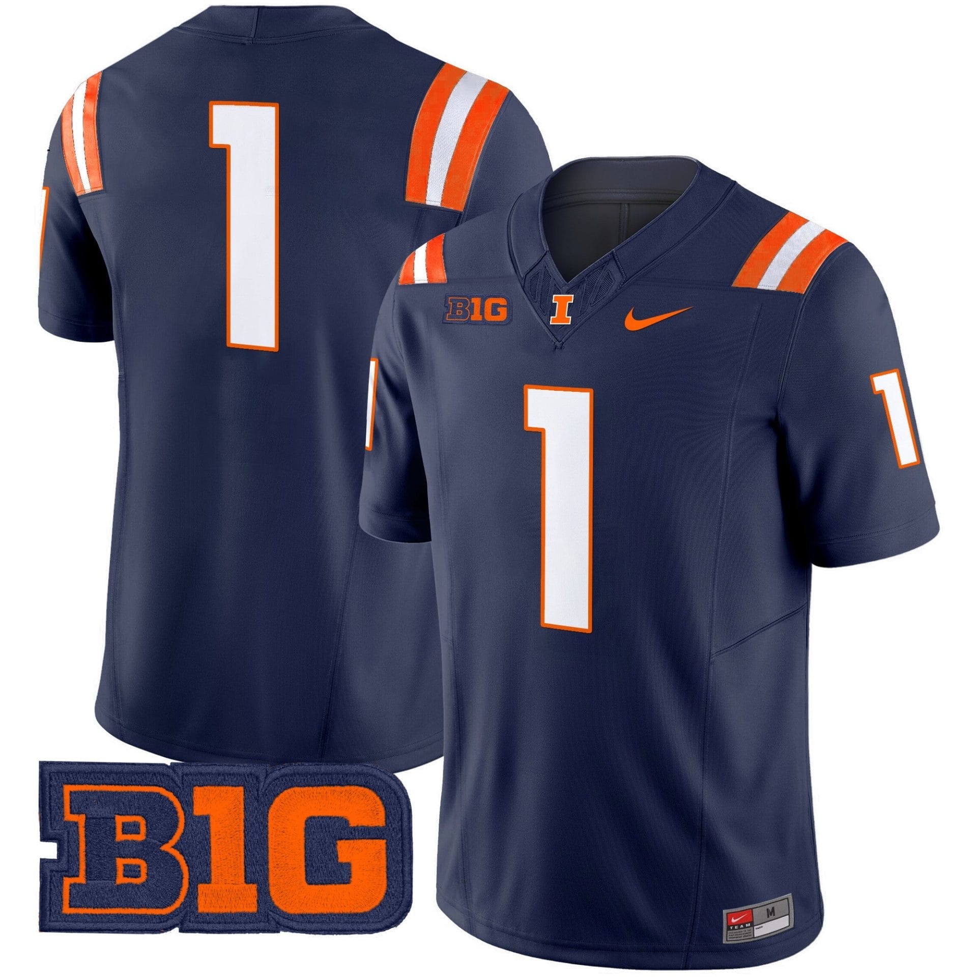 Men's Illinois Fighting Illini 2025 Vapor Limited Jersey - All Stitched - Image 21