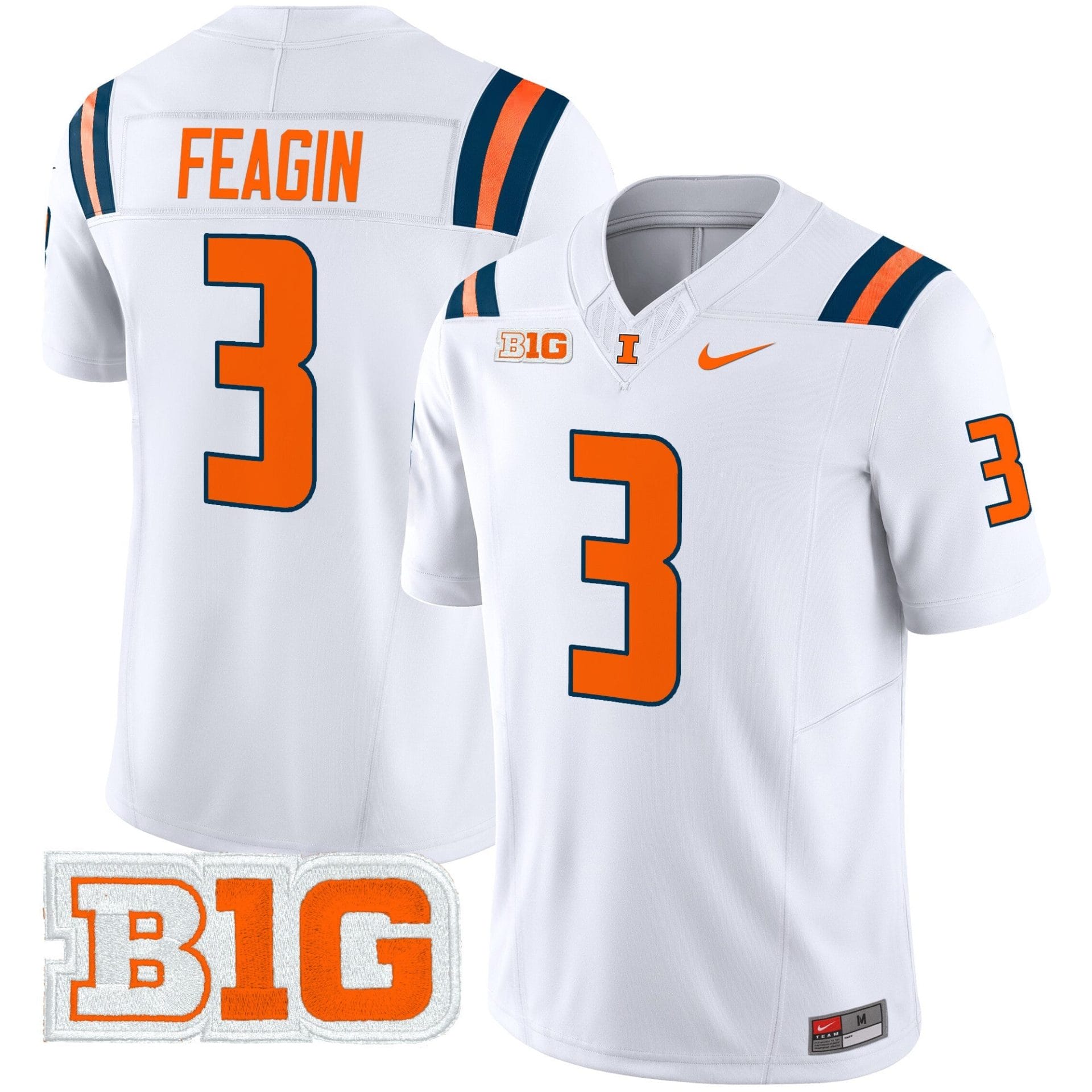 Men's Illinois Fighting Illini 2025 Vapor Limited Jersey - All Stitched - Image 30