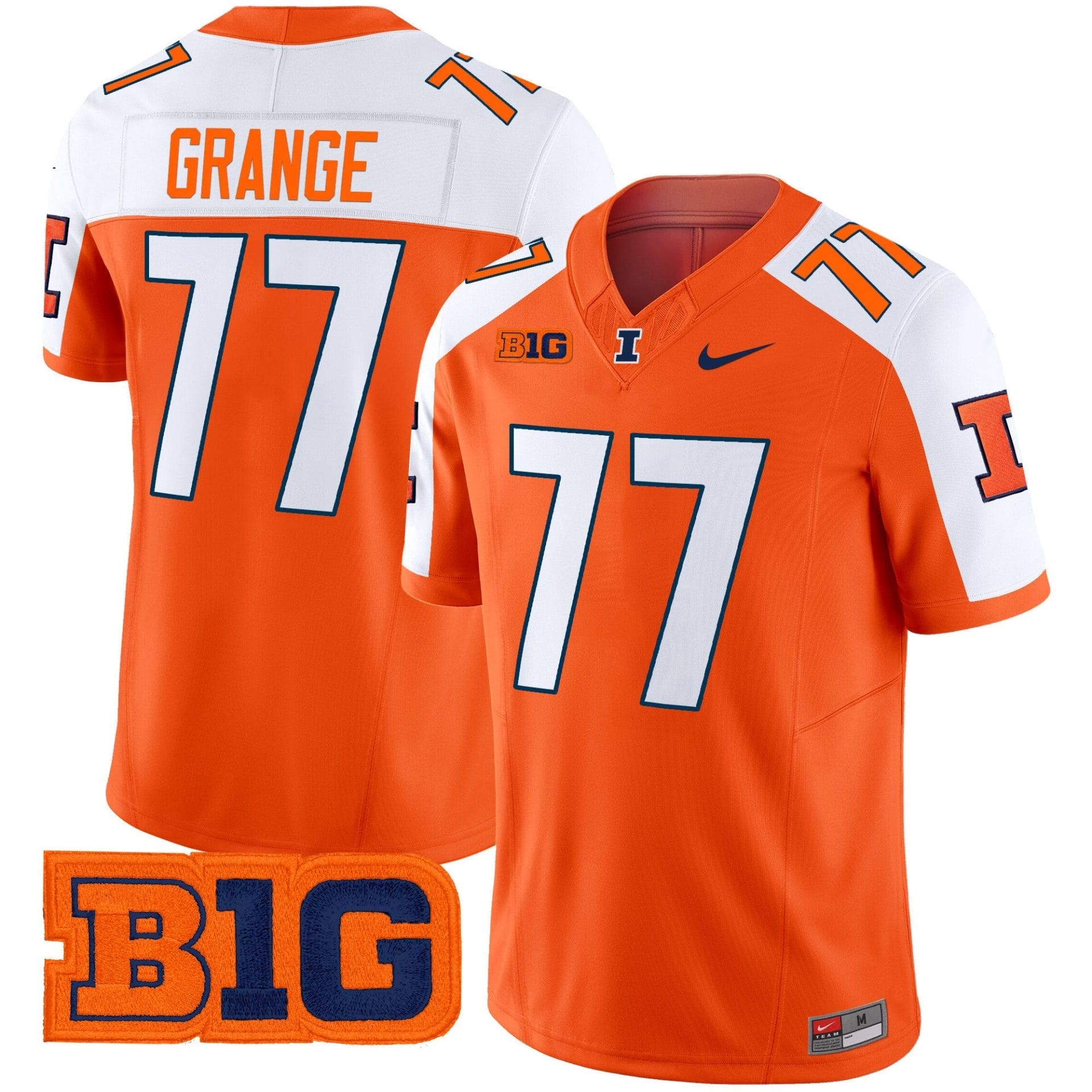 Men's Illinois Fighting Illini 2025 Vapor Limited Jersey - All Stitched - Image 12
