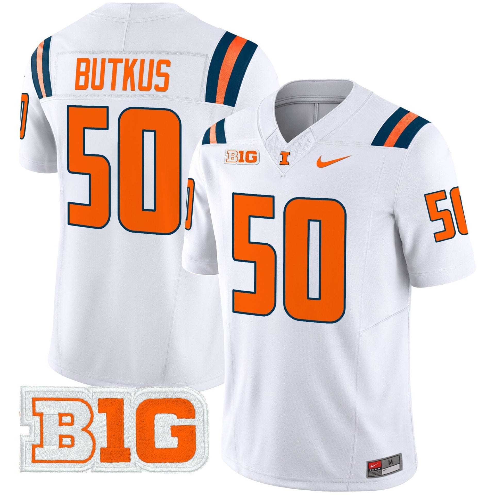 Men's Illinois Fighting Illini 2025 Vapor Limited Jersey - All Stitched - Image 32
