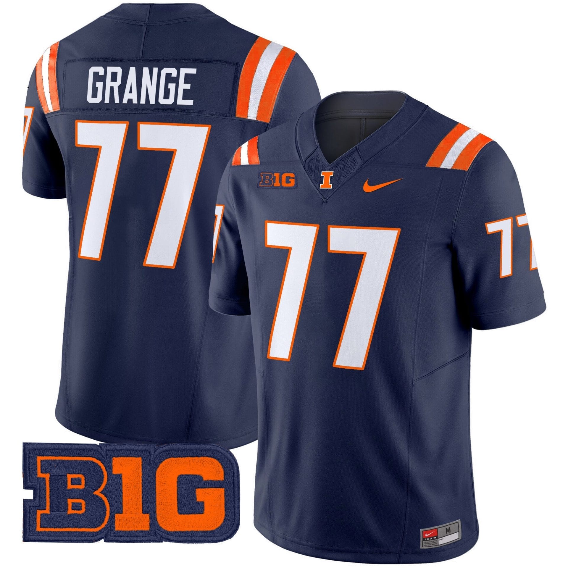 Men's Illinois Fighting Illini 2025 Vapor Limited Jersey - All Stitched - Image 19
