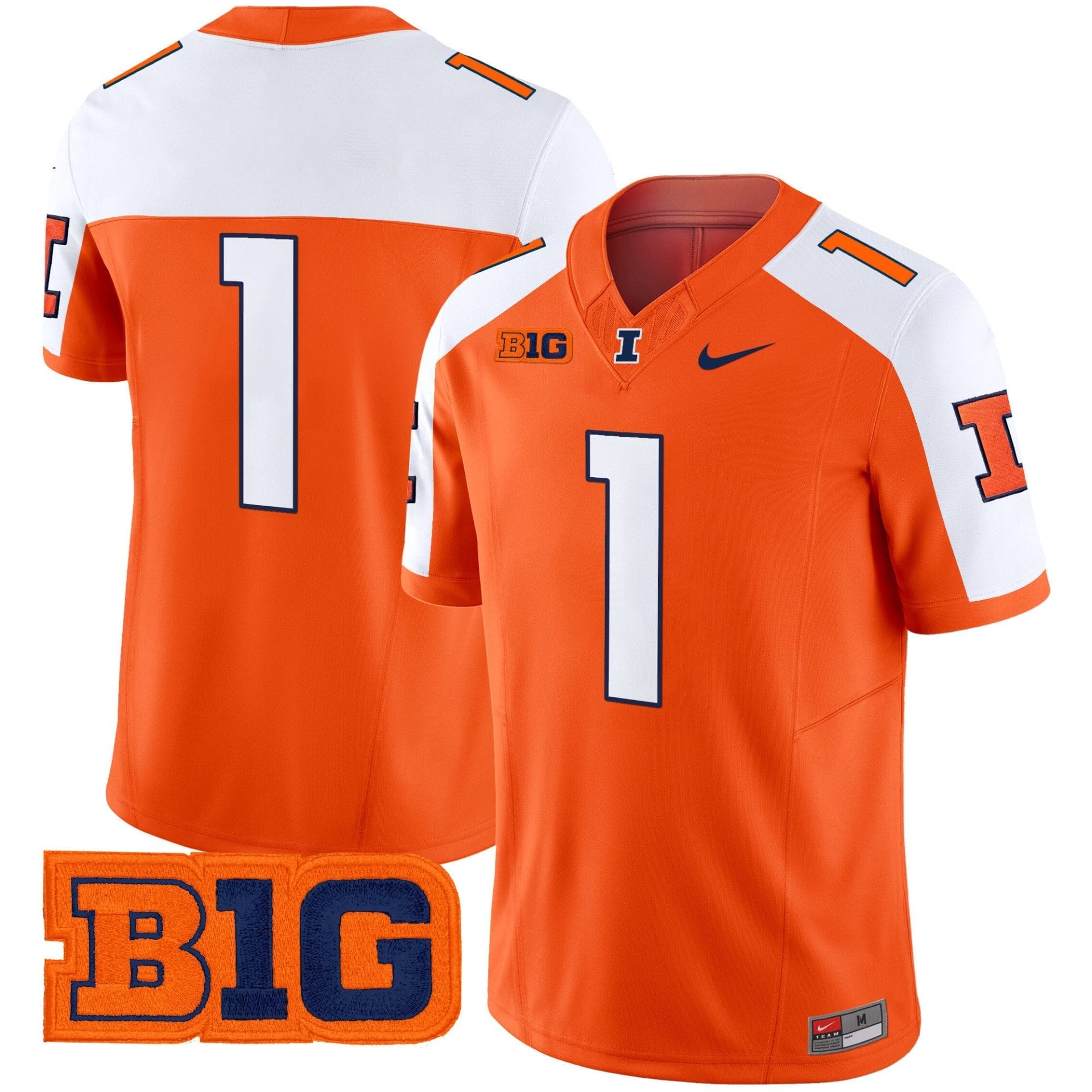 Men's Illinois Fighting Illini 2025 Vapor Limited Jersey - All Stitched - Image 14