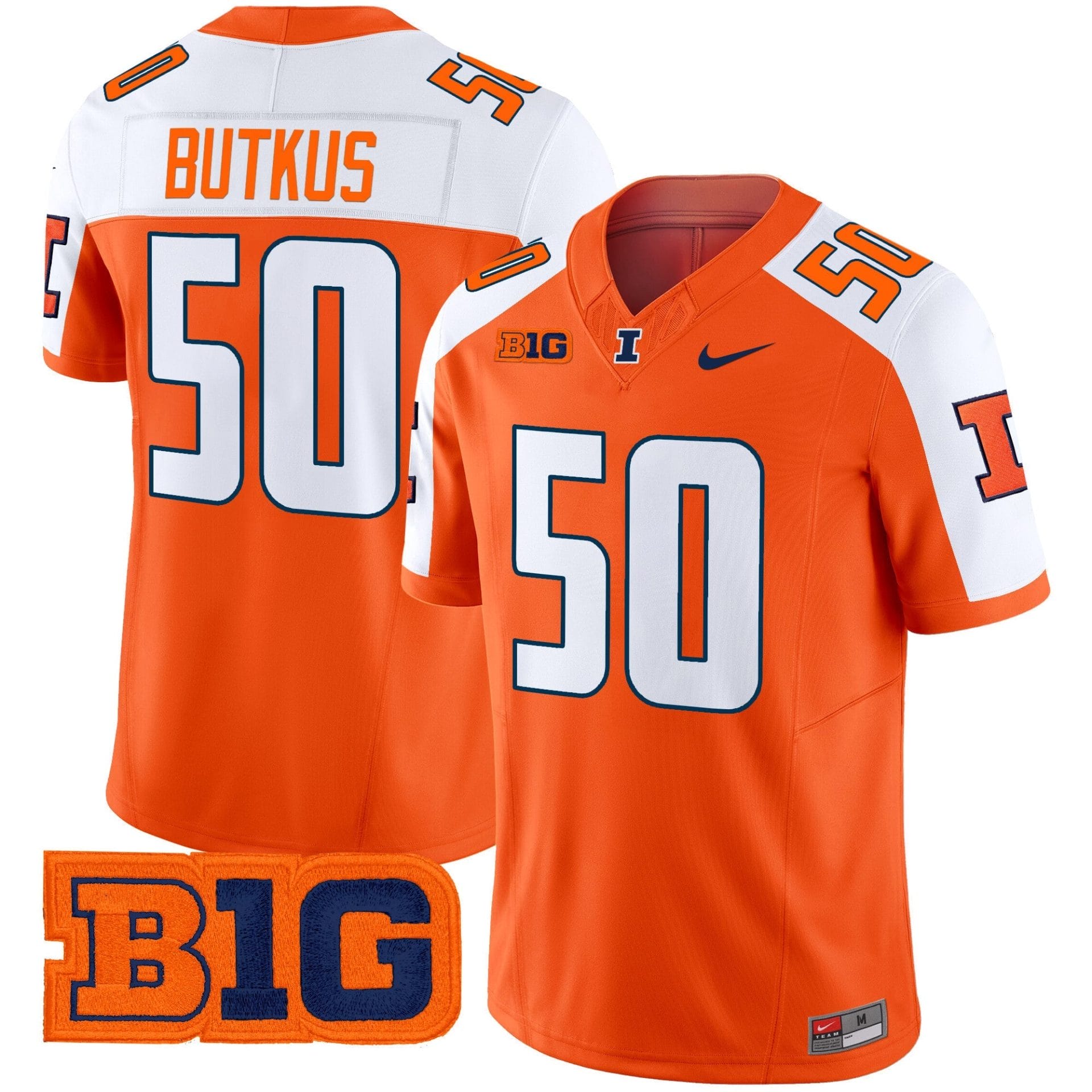 Men's Illinois Fighting Illini 2025 Vapor Limited Jersey - All Stitched - Image 11