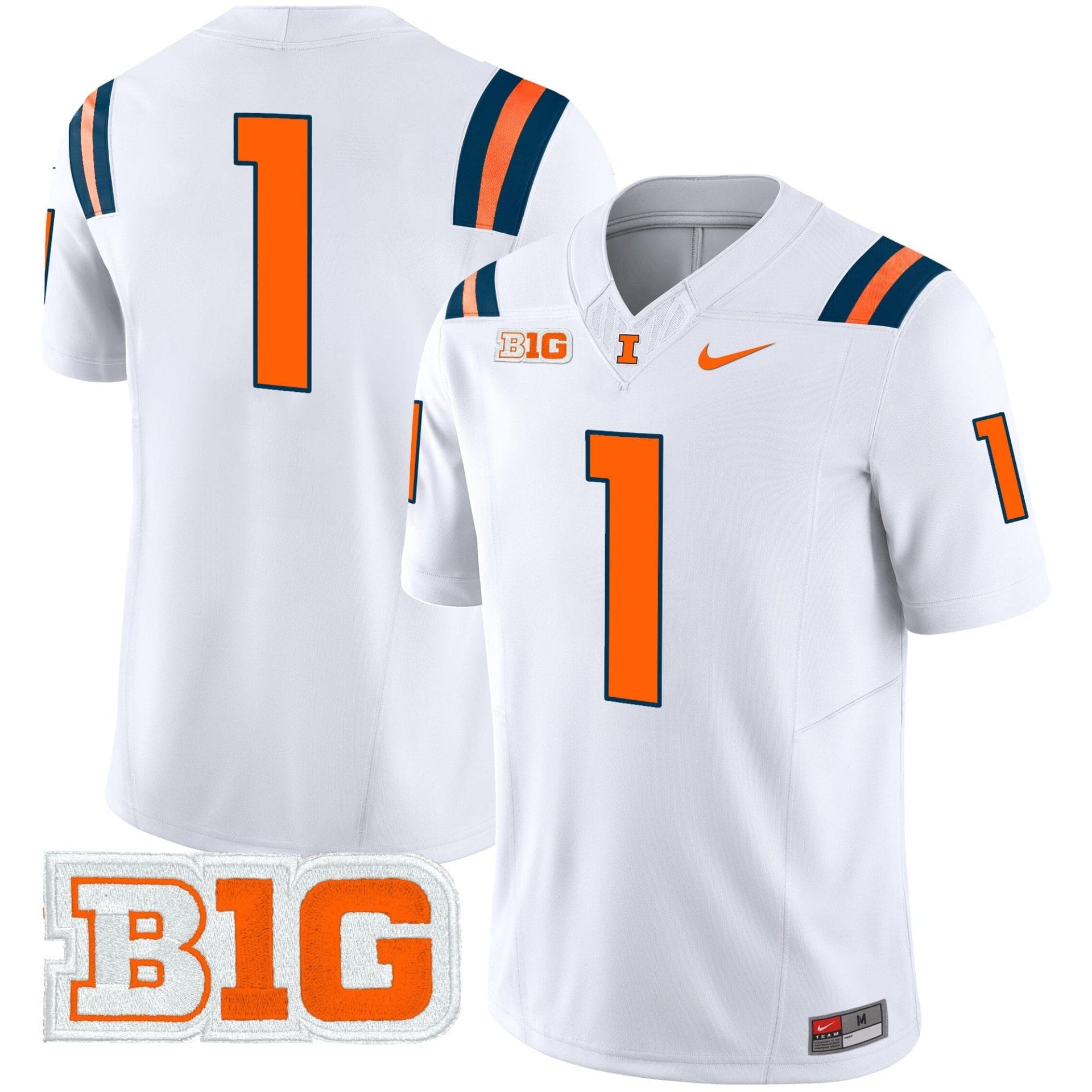 Men's Illinois Fighting Illini 2025 Vapor Limited Jersey - All Stitched - Image 35