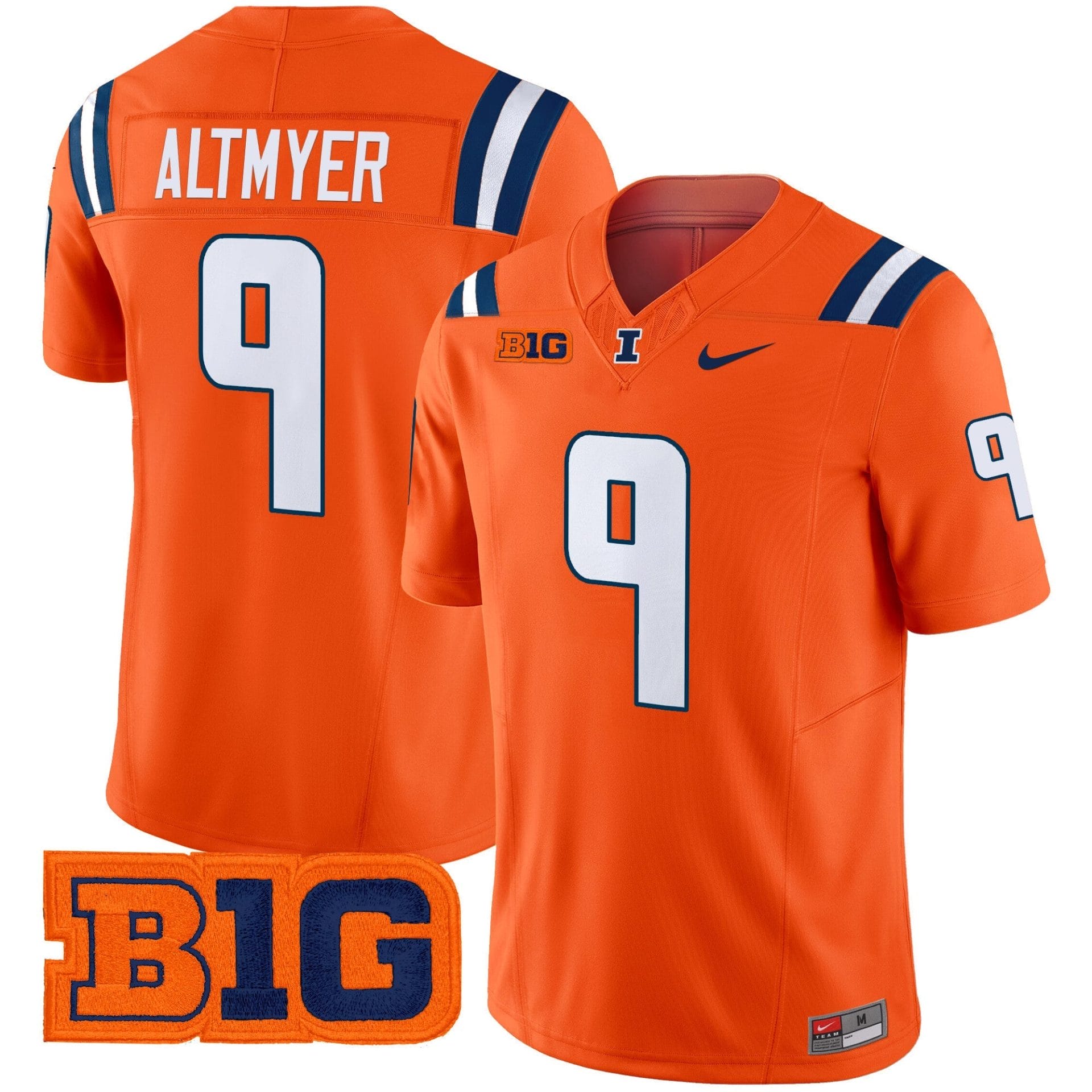 Men's Illinois Fighting Illini 2025 Vapor Limited Jersey - All Stitched - Image 22