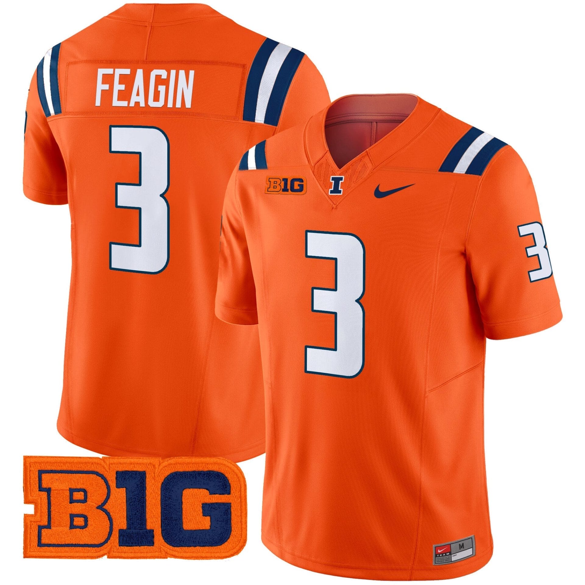 Men's Illinois Fighting Illini 2025 Vapor Limited Jersey - All Stitched - Image 23