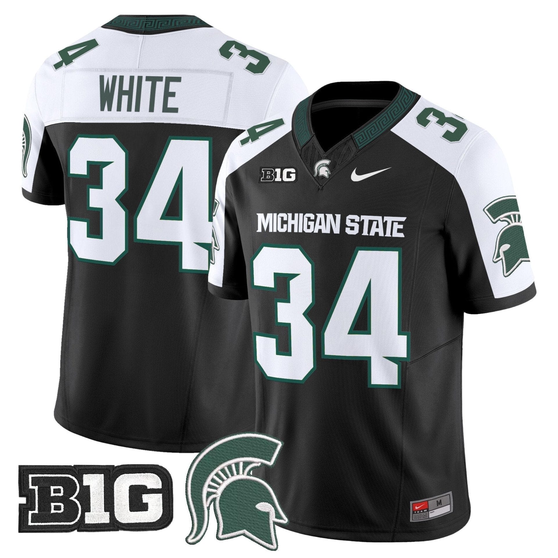 Men's Michigan State Spartans 2025 Vapor Limited Jersey - All Stitched - Image 32