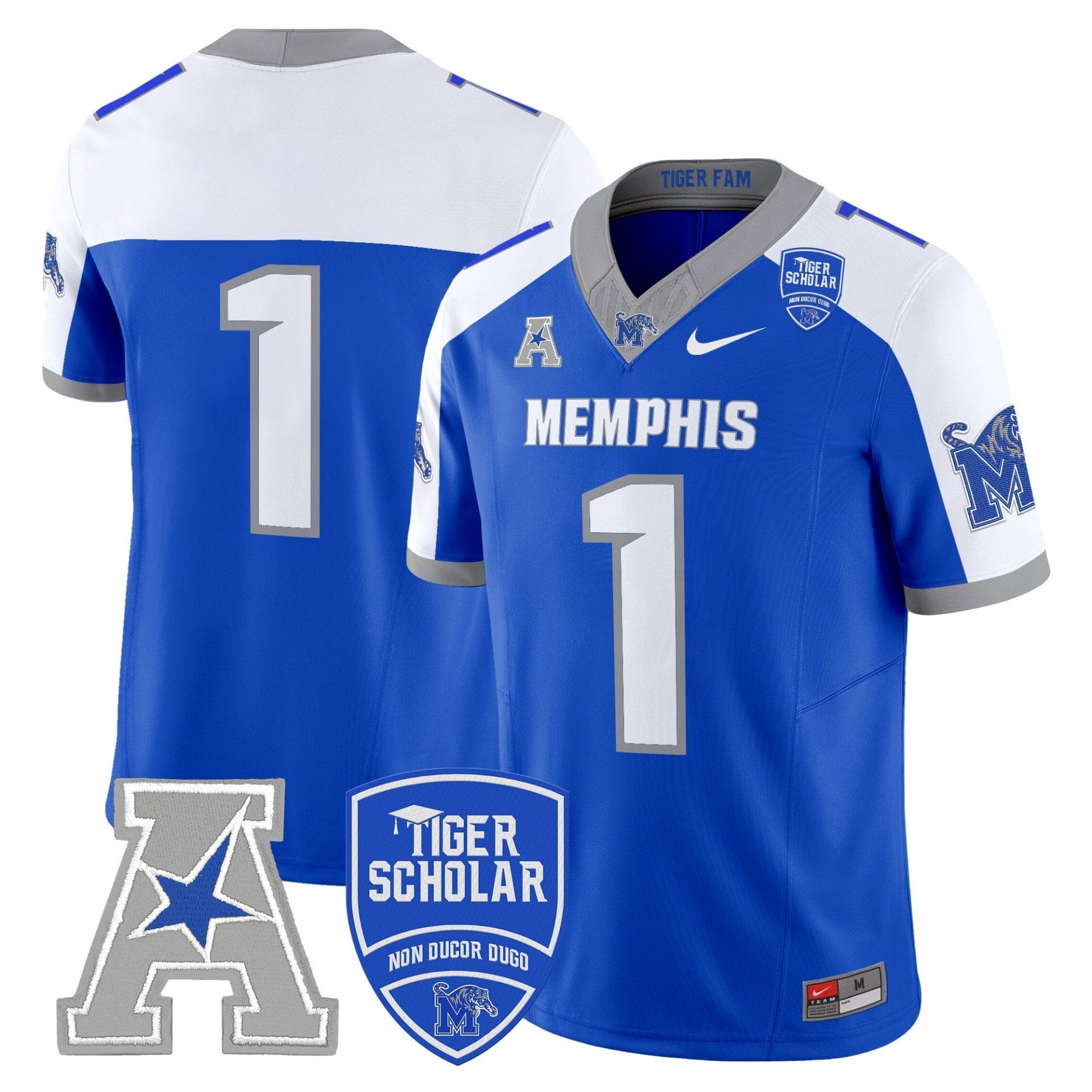 Memphis Tigers 2025 Vapor Limited Jersey - All Stitched - Image 9