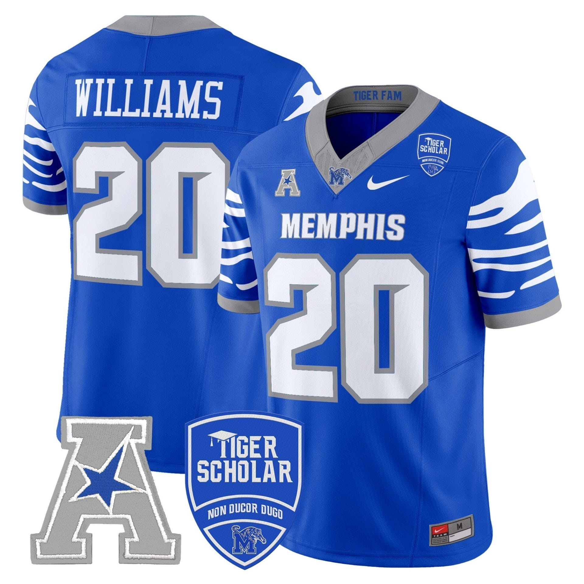 Memphis Tigers 2025 Vapor Limited Jersey - All Stitched - Image 24