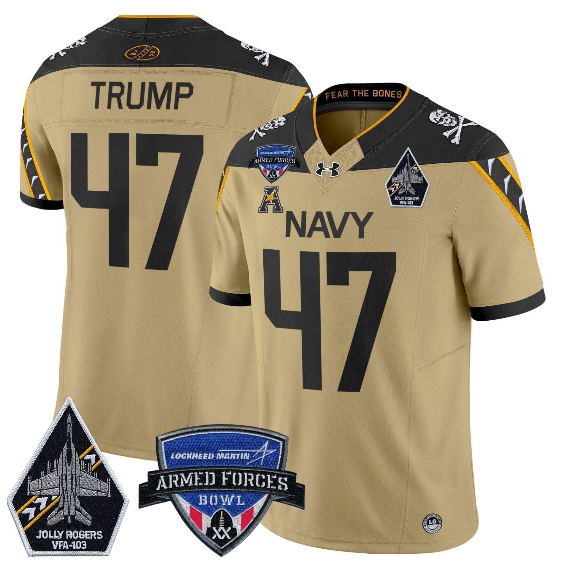 Navy Midshipmen 2025 Armed Forces Bowl Patch Vapor Limited Jersey - All Stitched - Image 37
