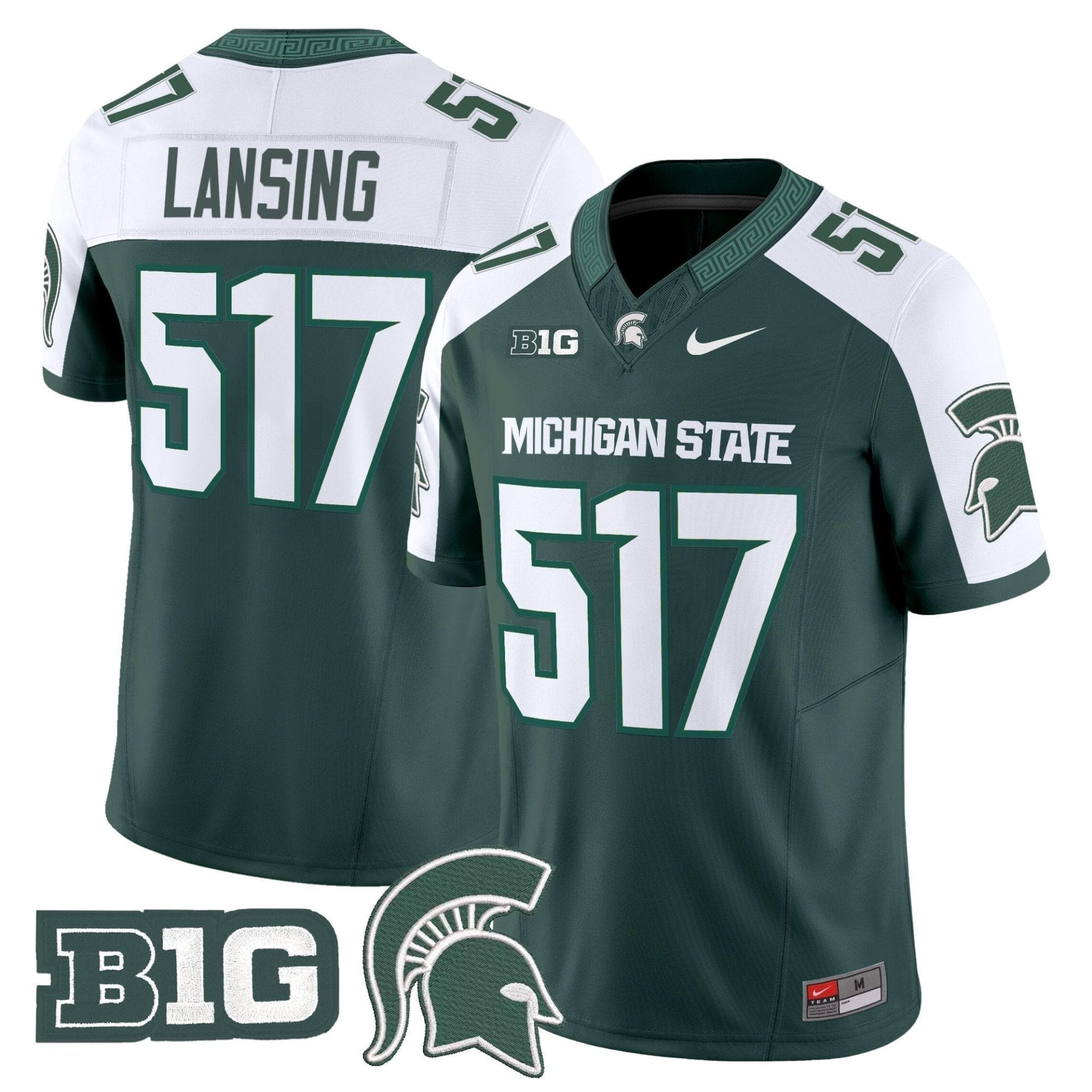 Men's Michigan State Spartans 2025 Vapor Limited Jersey - All Stitched - Image 4