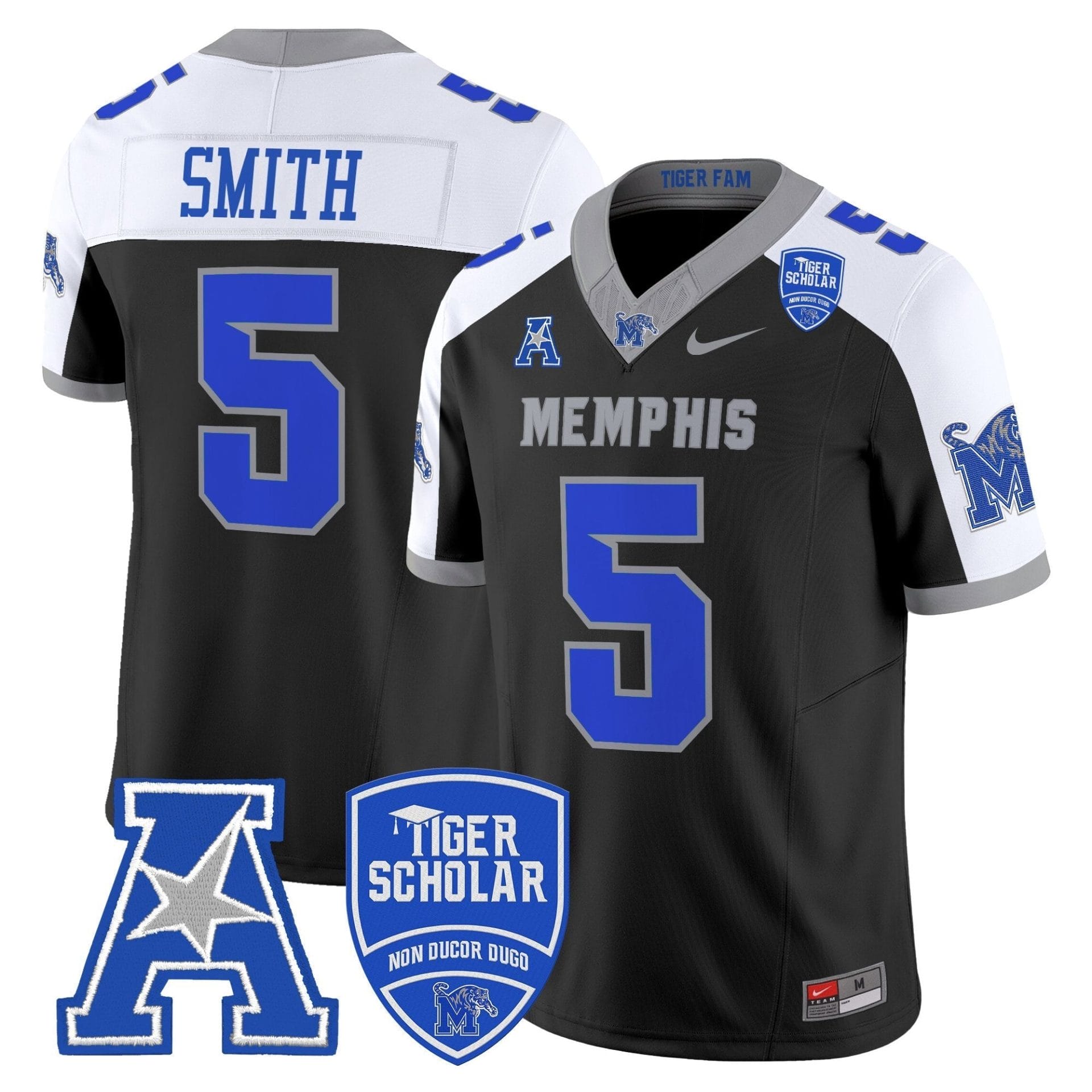 Memphis Tigers 2025 Vapor Limited Jersey - All Stitched - Image 12