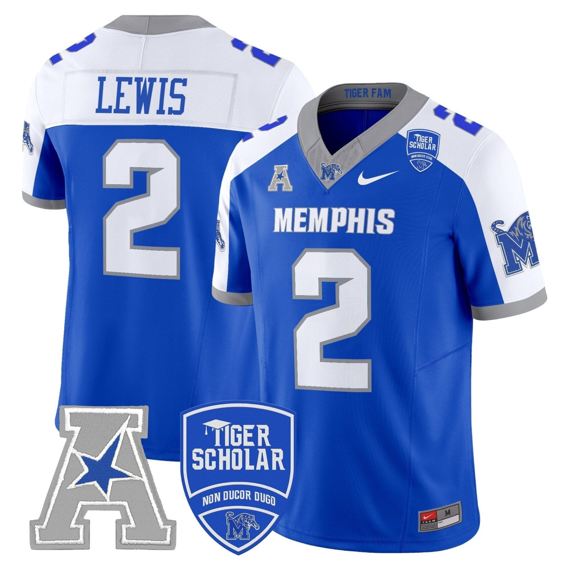 Memphis Tigers 2025 Vapor Limited Jersey - All Stitched