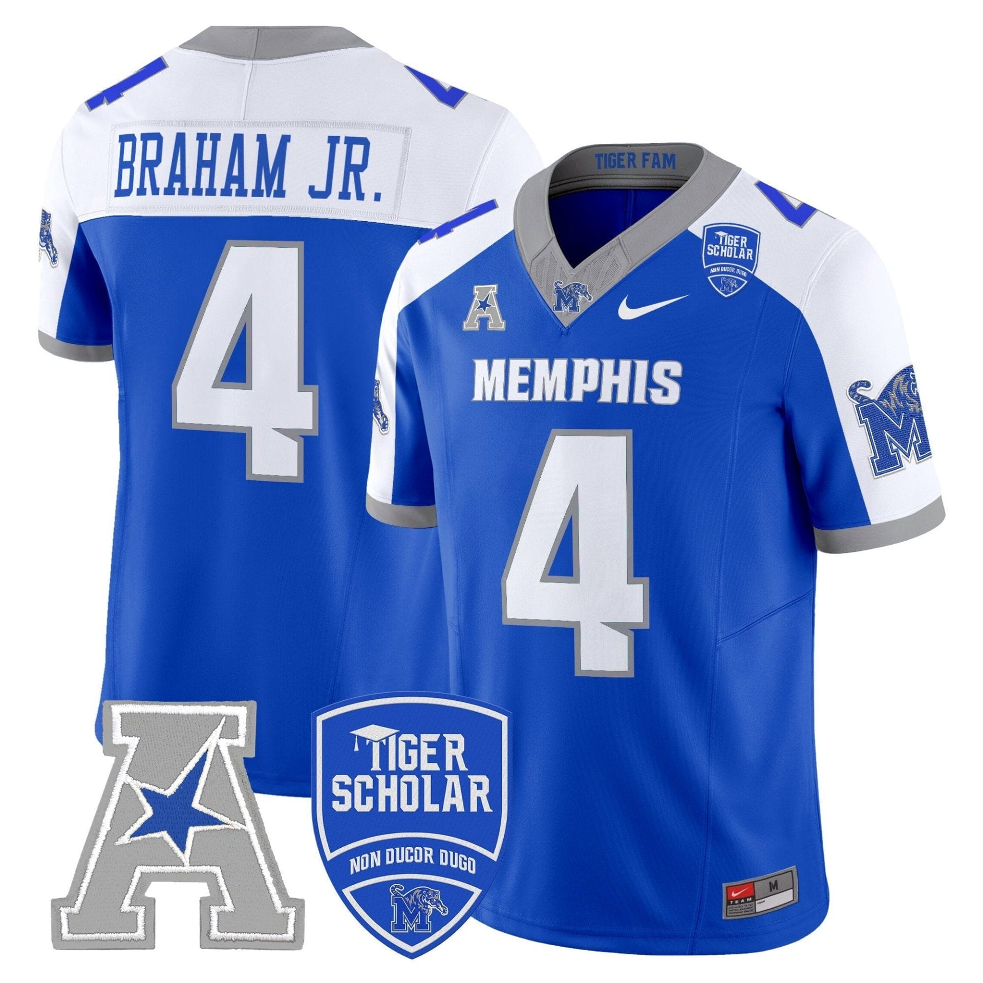 Memphis Tigers 2025 Vapor Limited Jersey - All Stitched - Image 4
