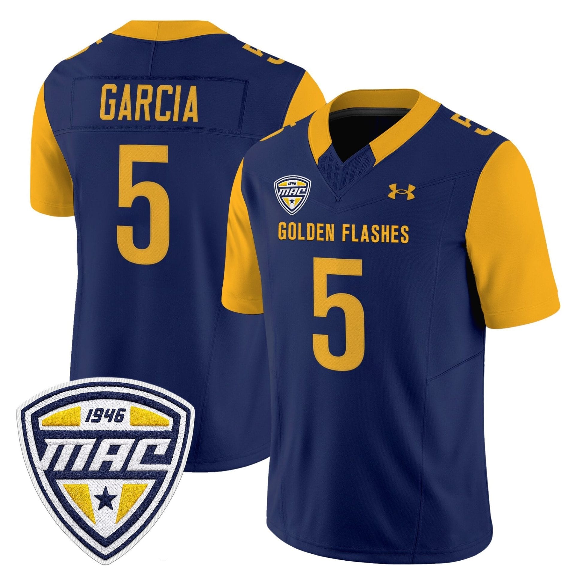 Kent State Golden Flashes 2025 Vapor Limited Jersey - All Stitched - Image 14
