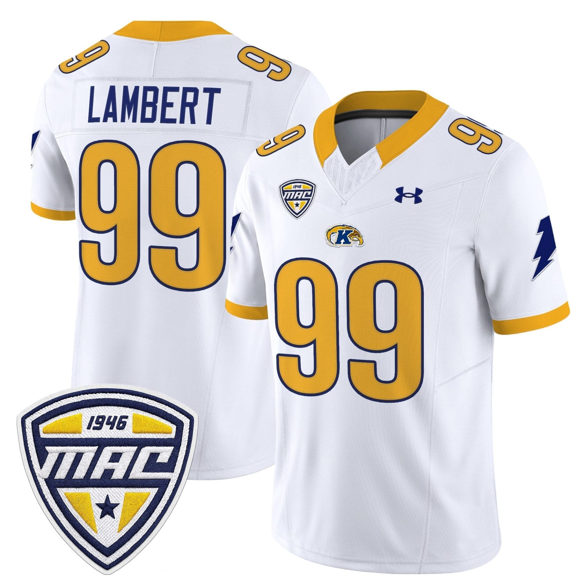 Kent State Golden Flashes 2025 Vapor Limited Jersey - All Stitched - Image 42