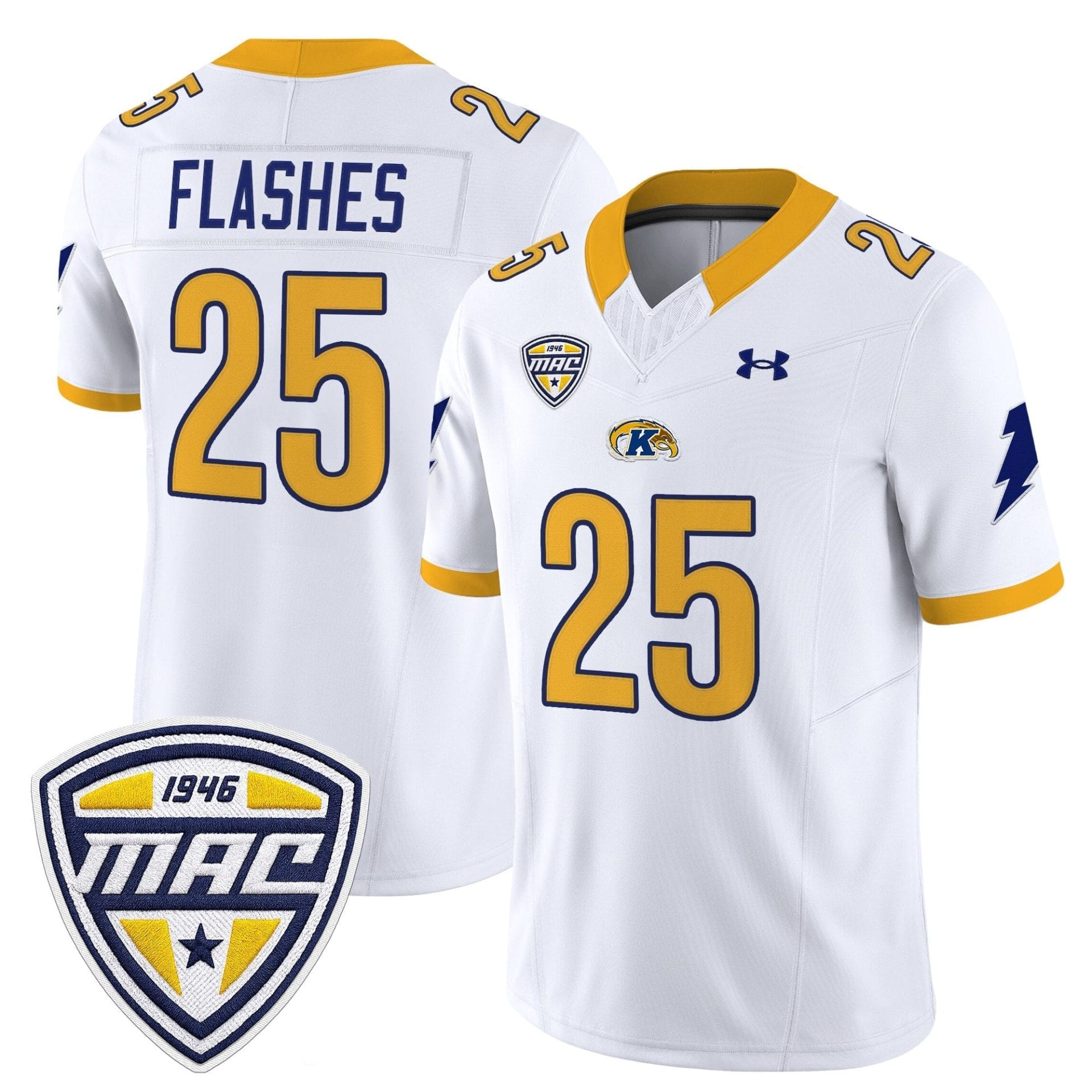Kent State Golden Flashes 2025 Vapor Limited Jersey - All Stitched - Image 44