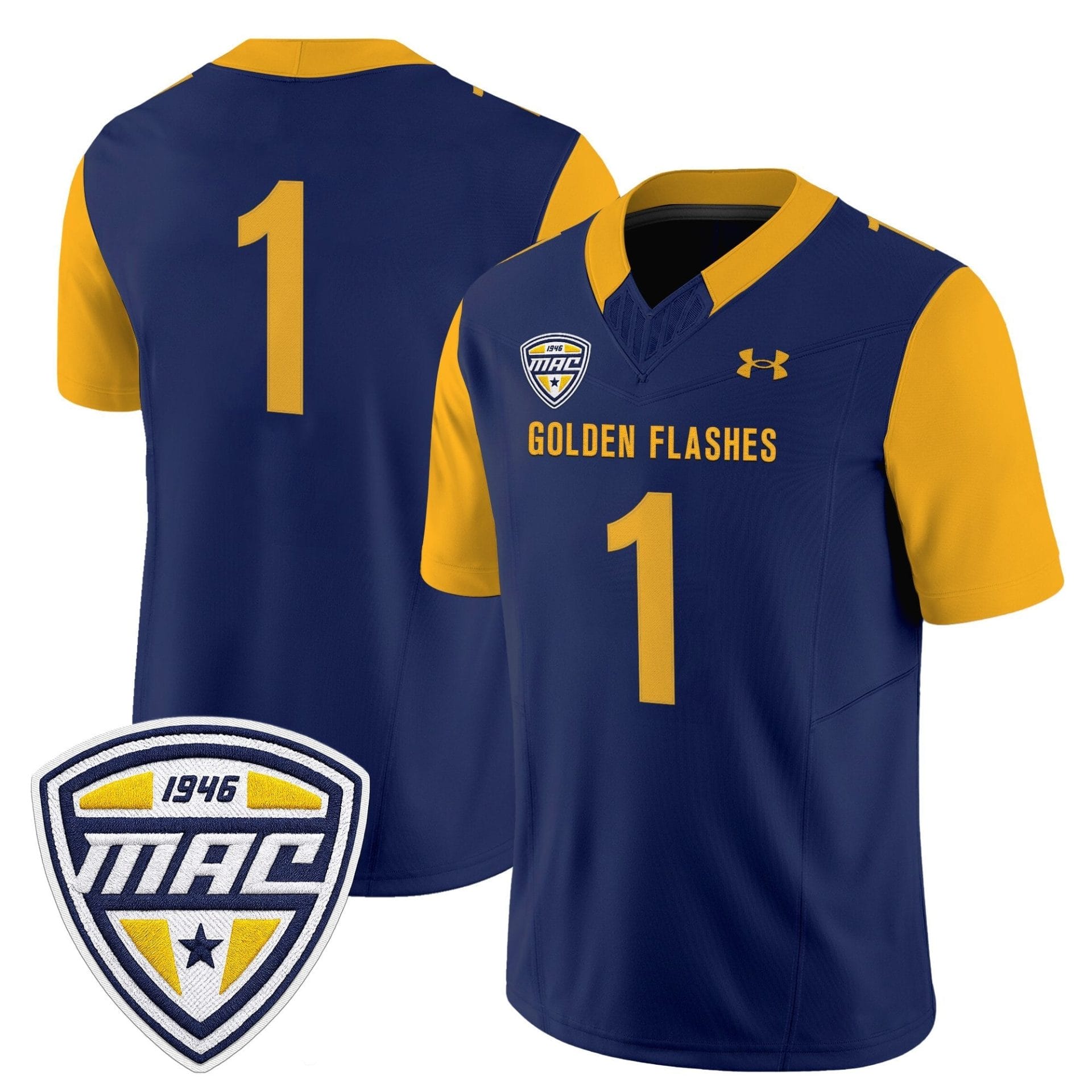 Kent State Golden Flashes 2025 Vapor Limited Jersey - All Stitched - Image 20