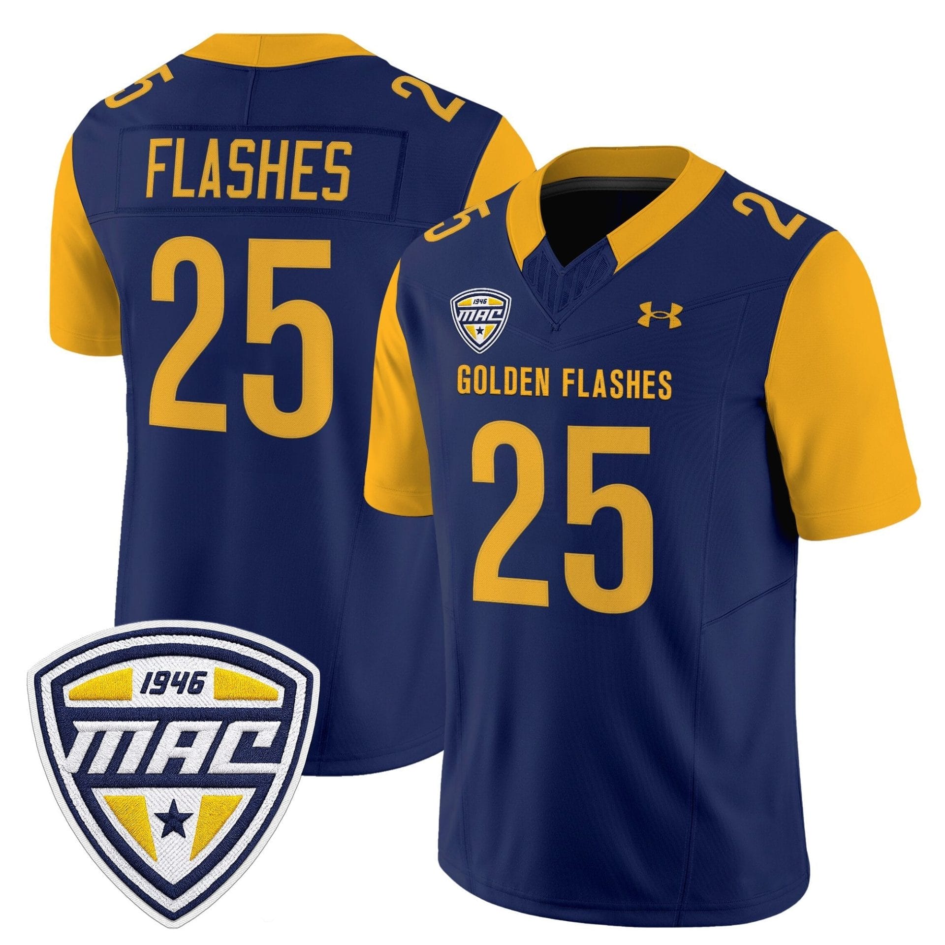 Kent State Golden Flashes 2025 Vapor Limited Jersey - All Stitched - Image 19