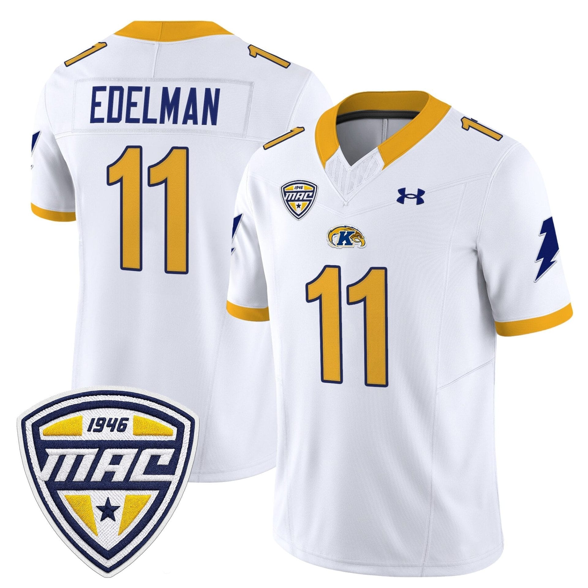 Kent State Golden Flashes 2025 Vapor Limited Jersey - All Stitched - Image 43