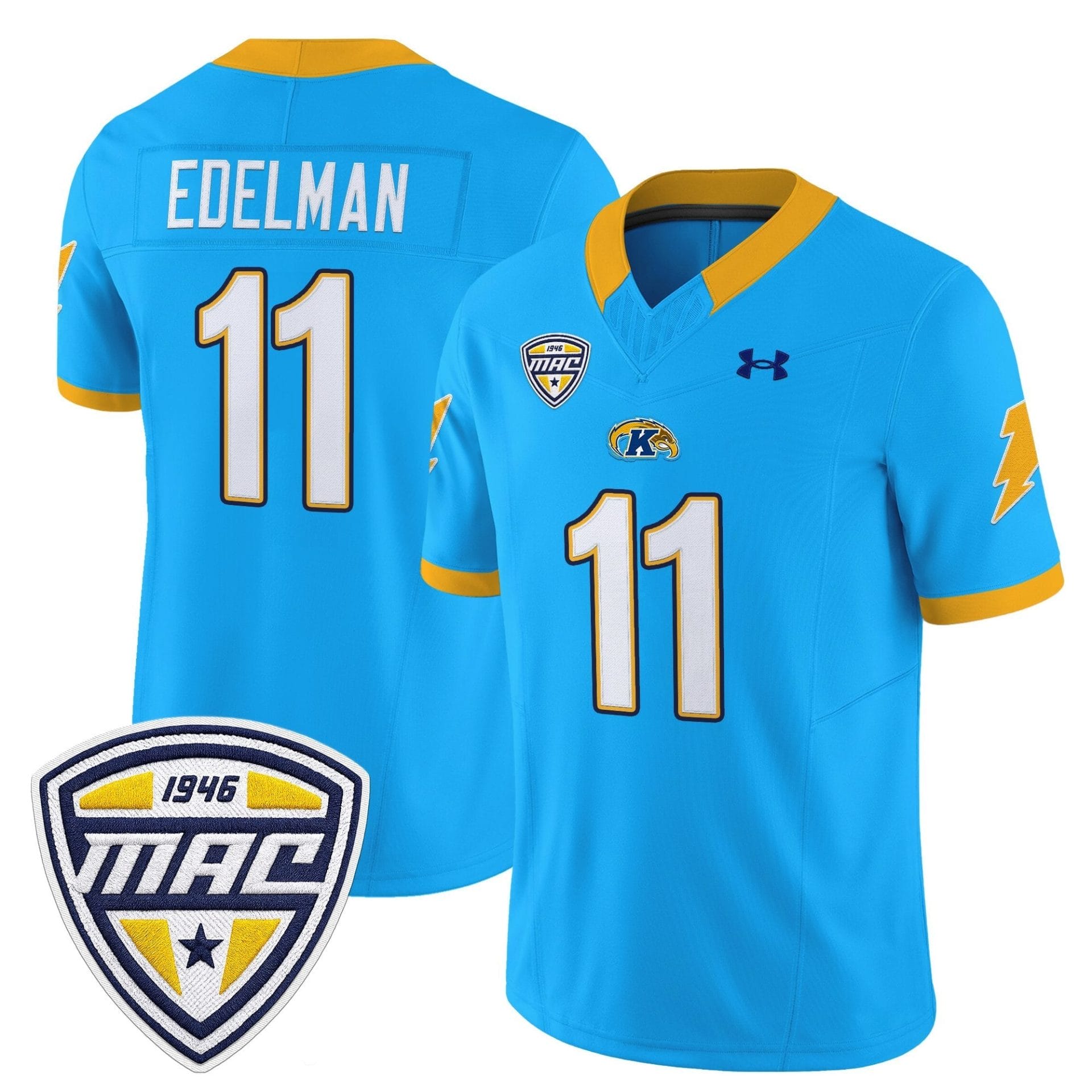 Kent State Golden Flashes 2025 Vapor Limited Jersey - All Stitched - Image 28