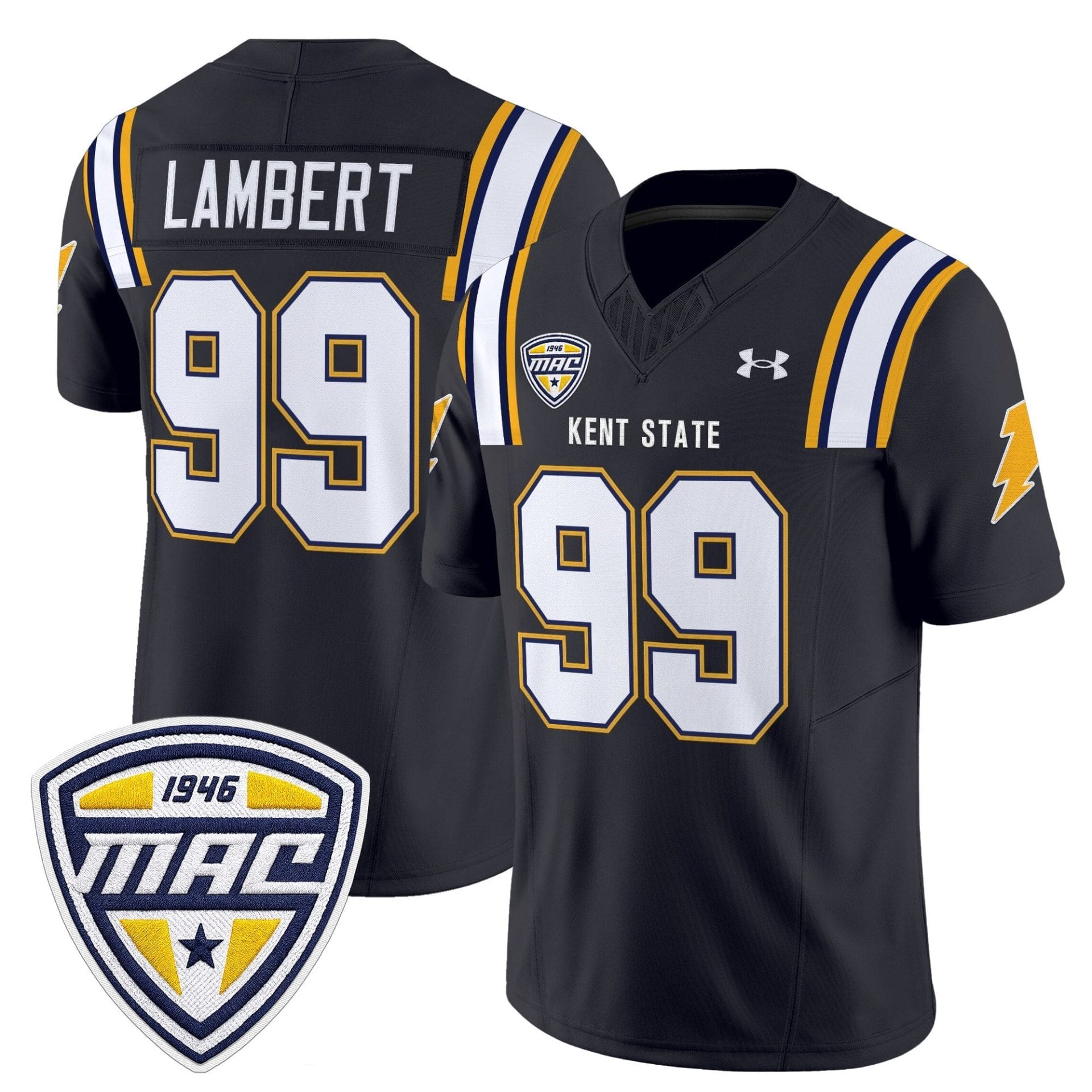 Kent State Golden Flashes 2025 Vapor Limited Jersey - All Stitched - Image 7