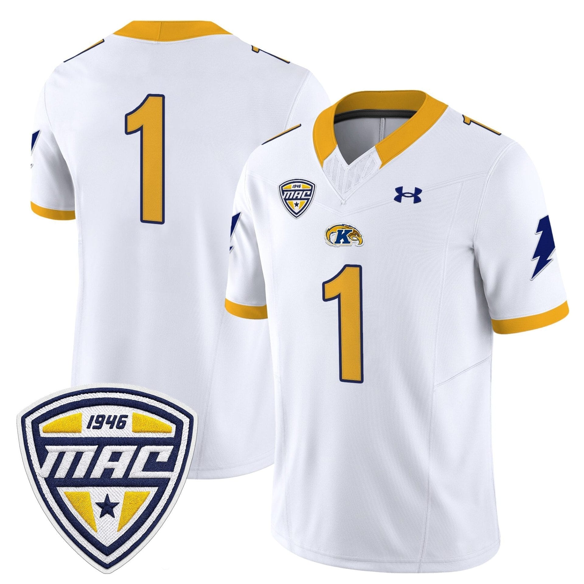 Kent State Golden Flashes 2025 Vapor Limited Jersey - All Stitched - Image 45