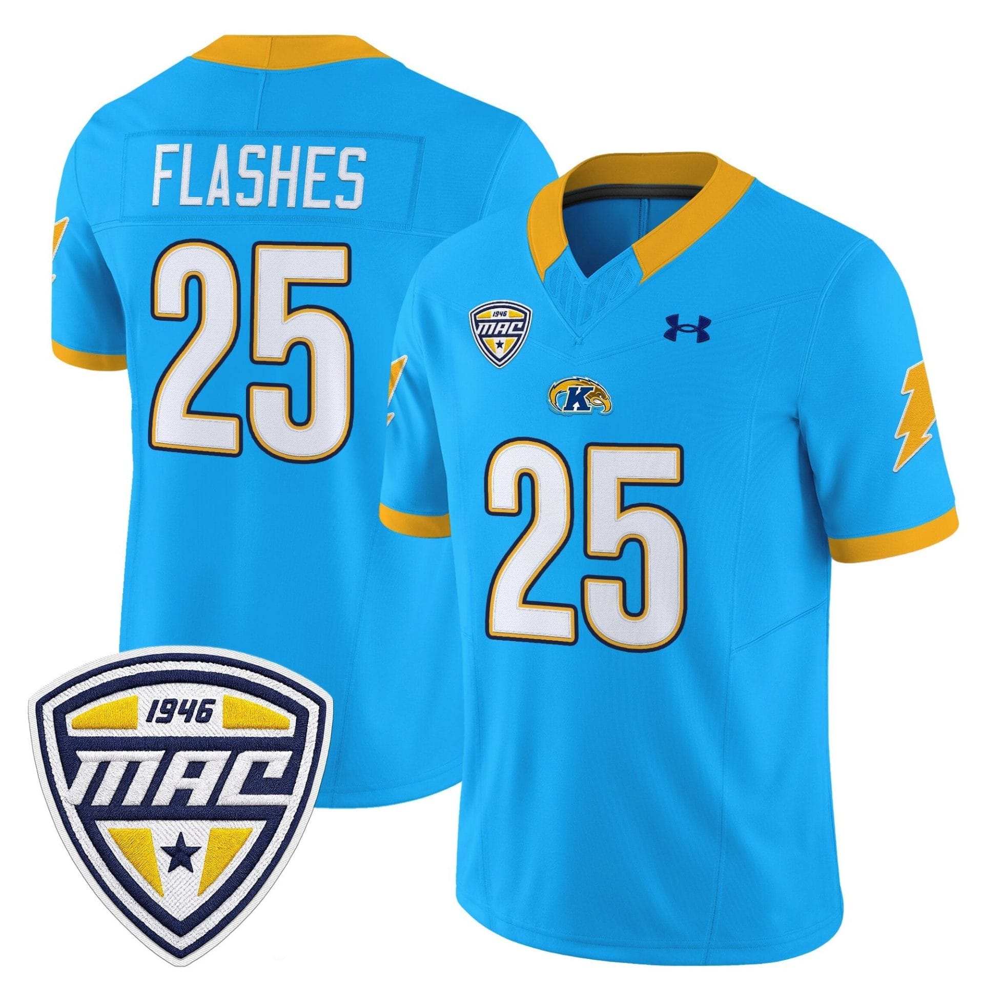 Kent State Golden Flashes 2025 Vapor Limited Jersey - All Stitched - Image 29