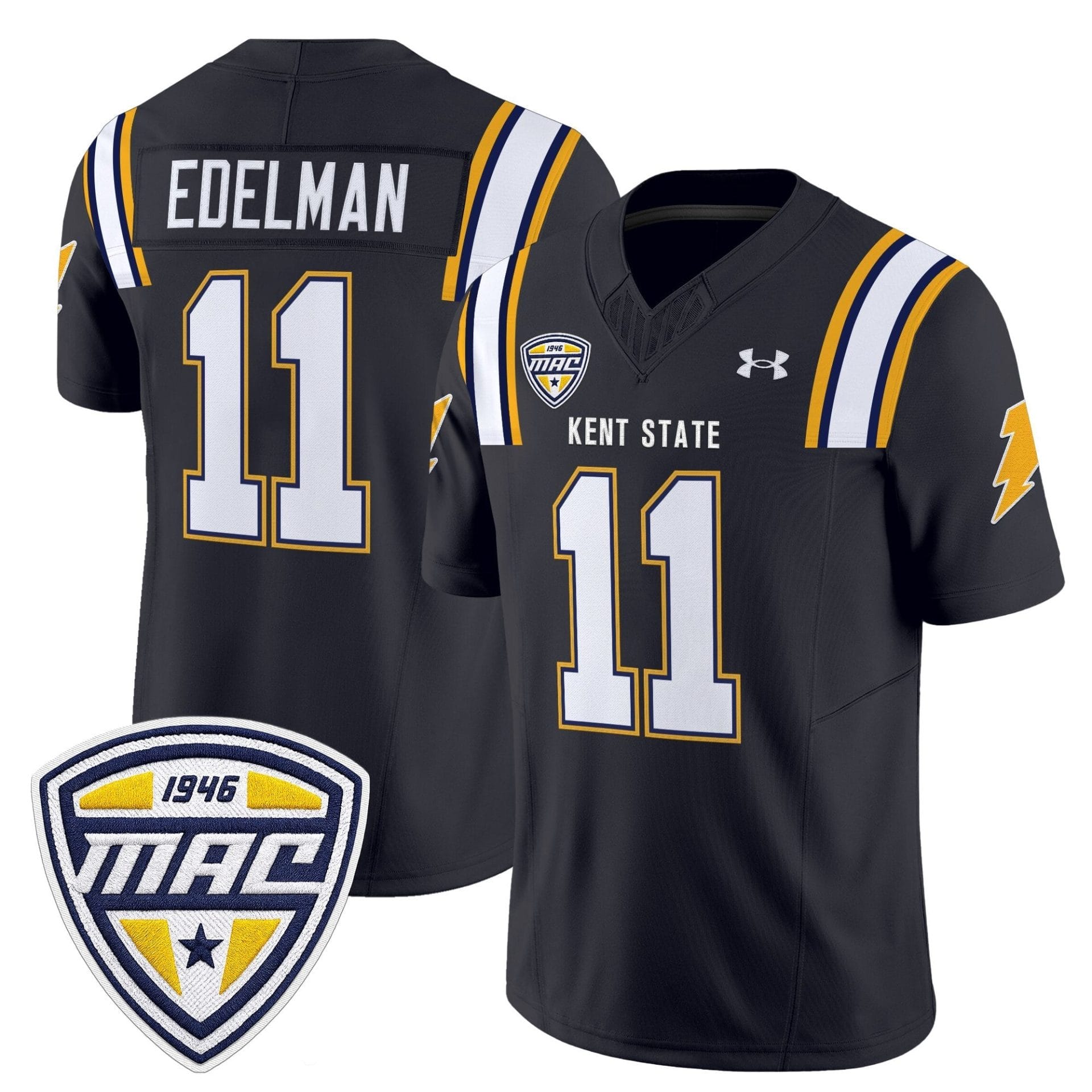 Kent State Golden Flashes 2025 Vapor Limited Jersey - All Stitched - Image 8