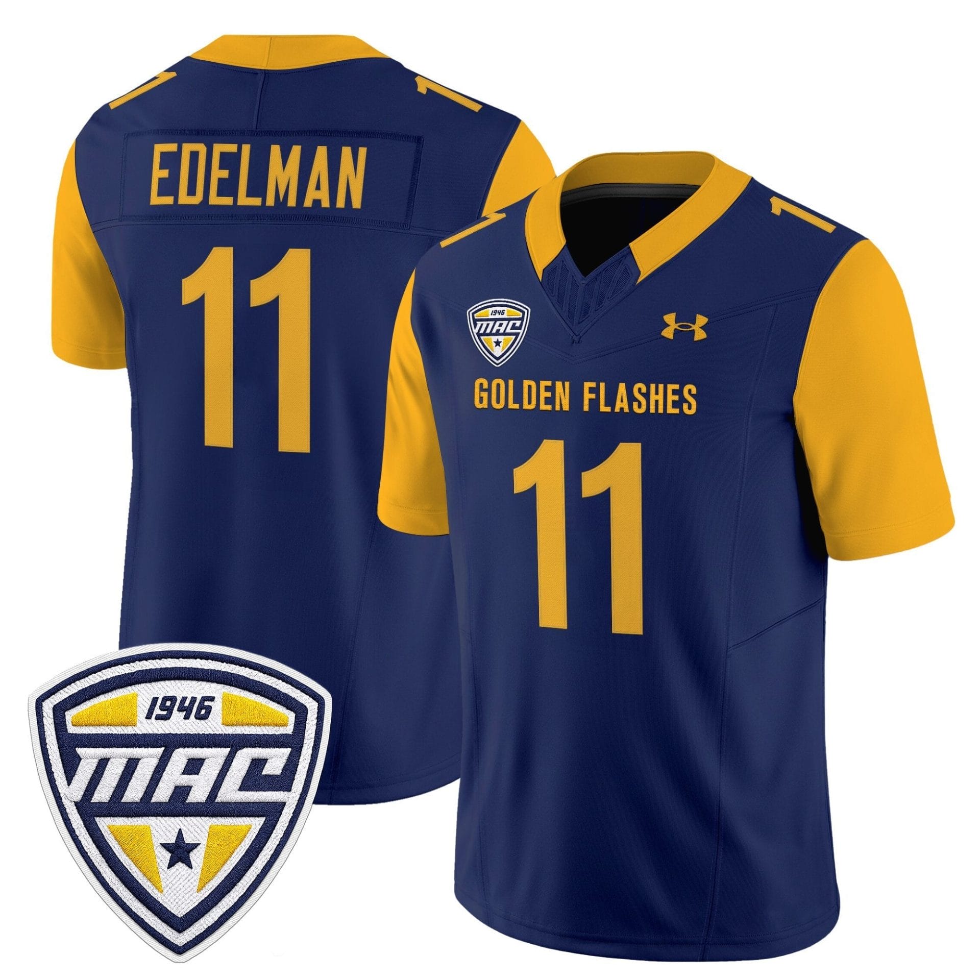 Kent State Golden Flashes 2025 Vapor Limited Jersey - All Stitched - Image 18