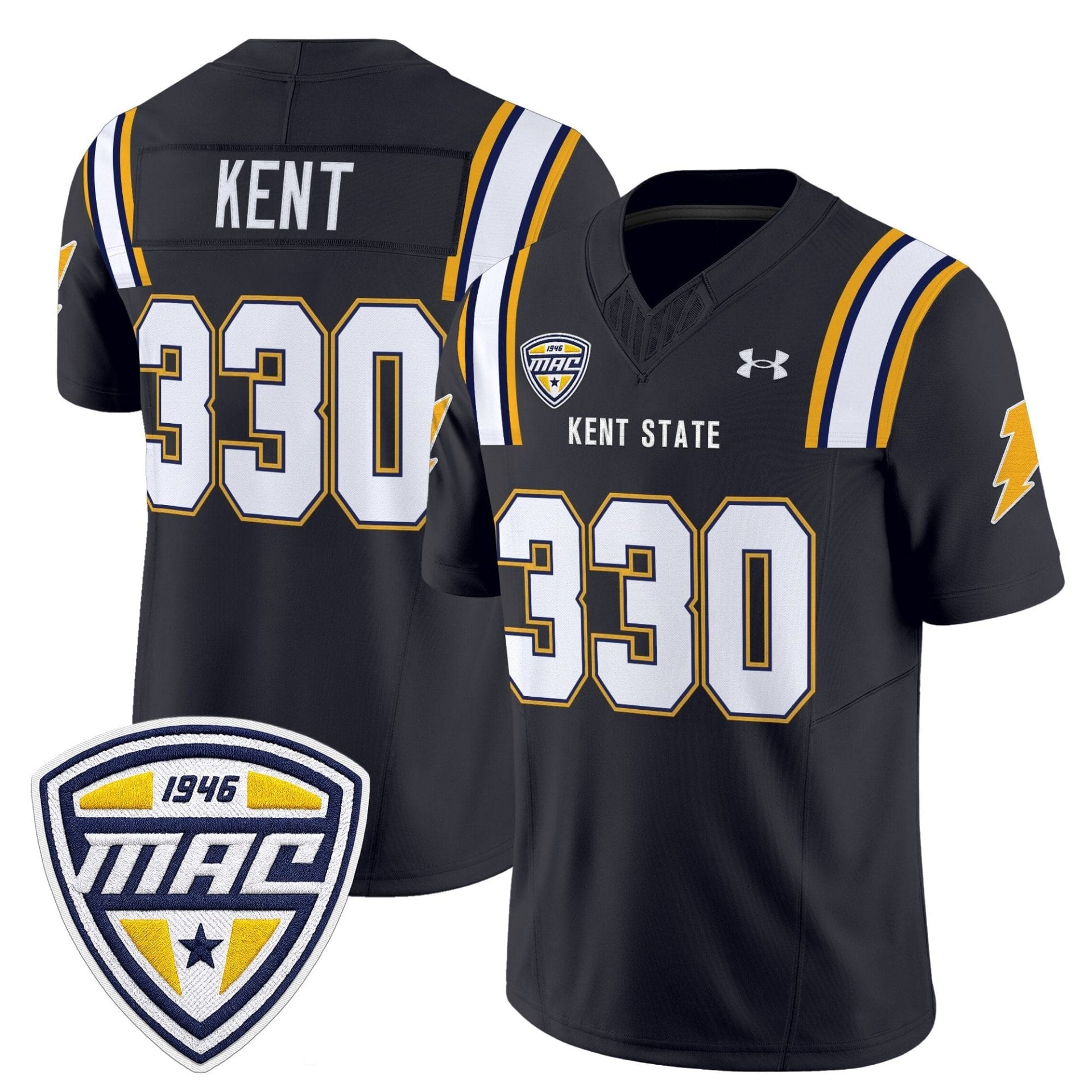 Kent State Golden Flashes 2025 Vapor Limited Jersey - All Stitched - Image 3