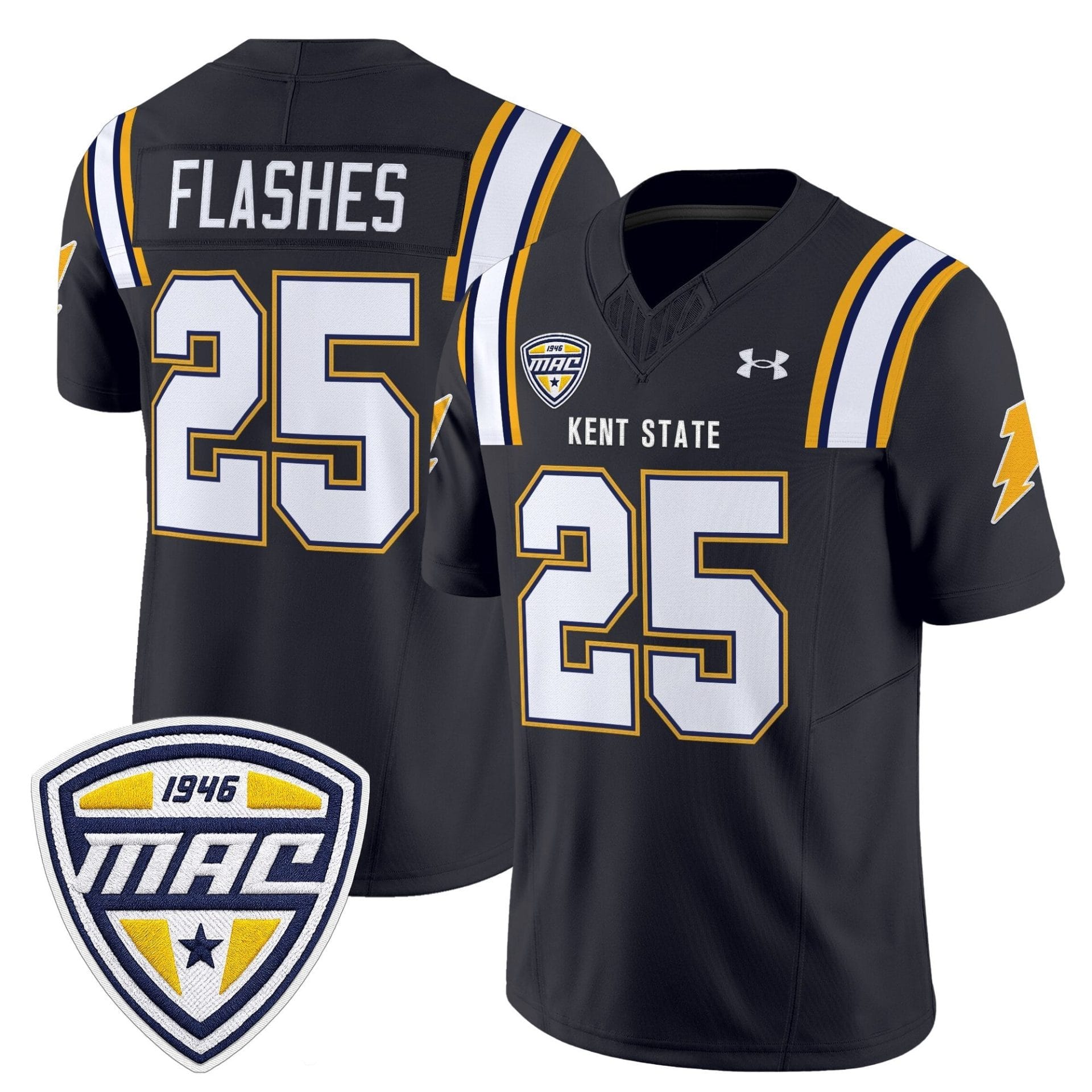 Kent State Golden Flashes 2025 Vapor Limited Jersey - All Stitched - Image 9