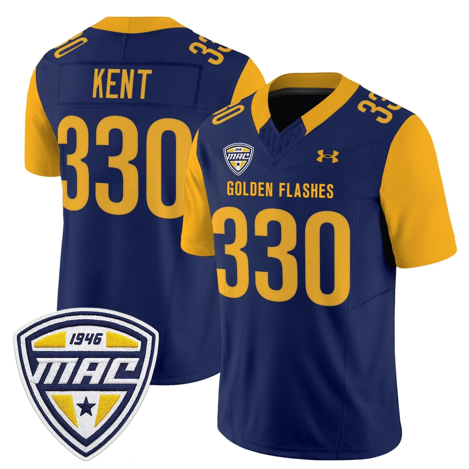 Kent State Golden Flashes 2025 Vapor Limited Jersey - All Stitched - Image 13