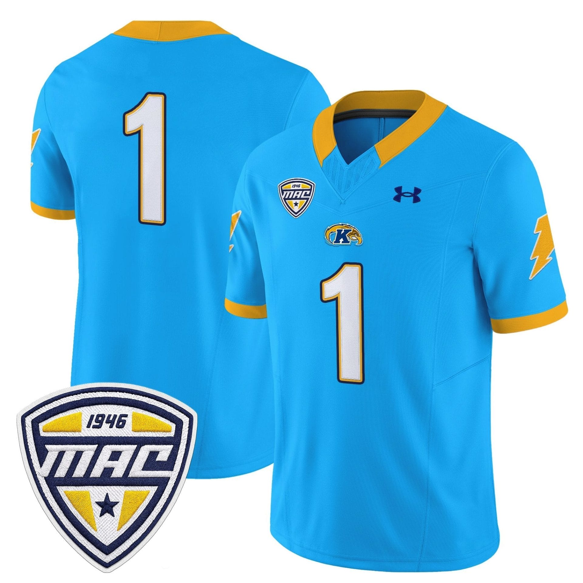 Kent State Golden Flashes 2025 Vapor Limited Jersey - All Stitched - Image 30