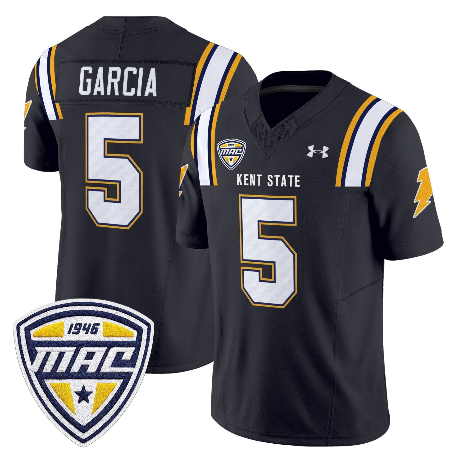 Kent State Golden Flashes 2025 Vapor Limited Jersey - All Stitched - Image 4