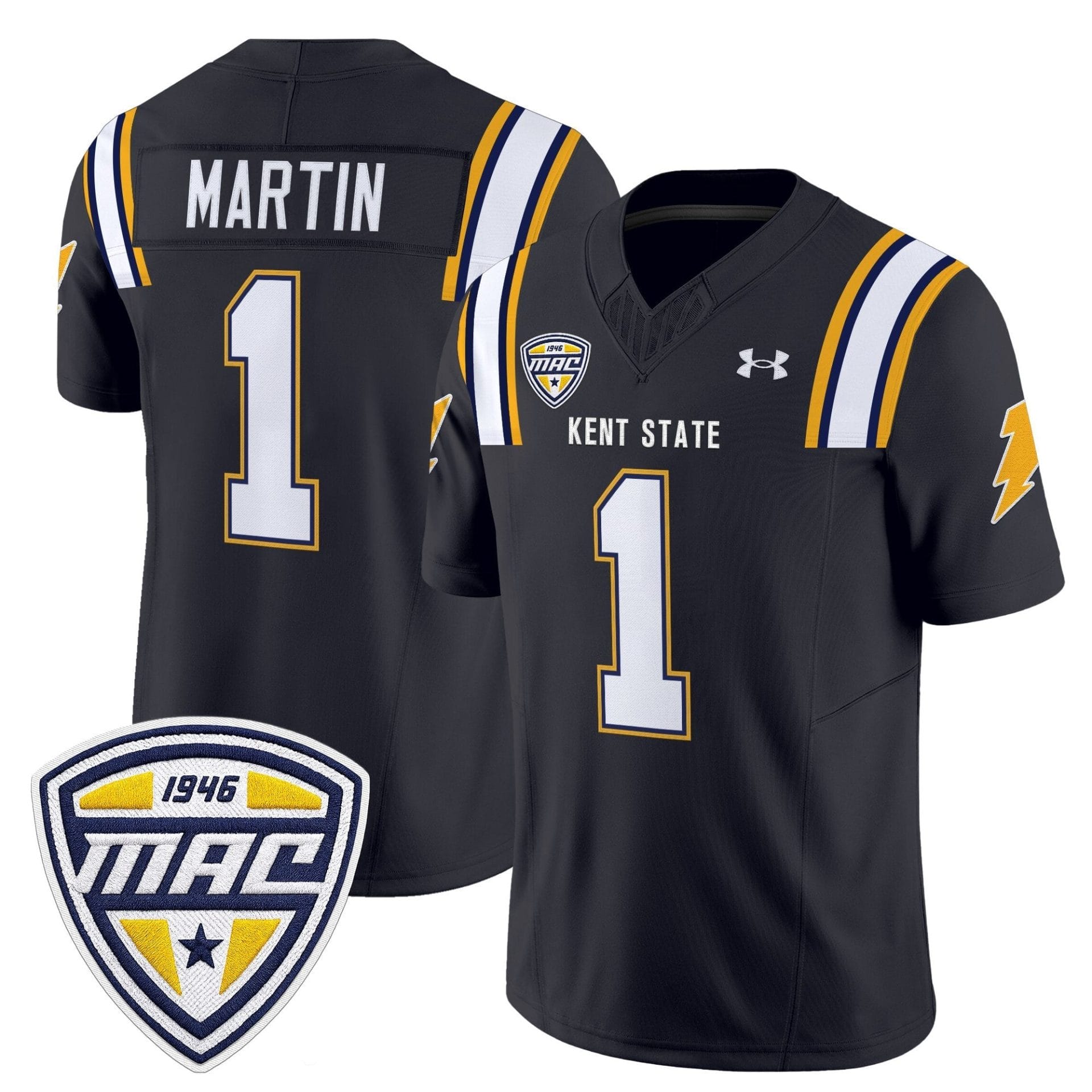Kent State Golden Flashes 2025 Vapor Limited Jersey - All Stitched - Image 6