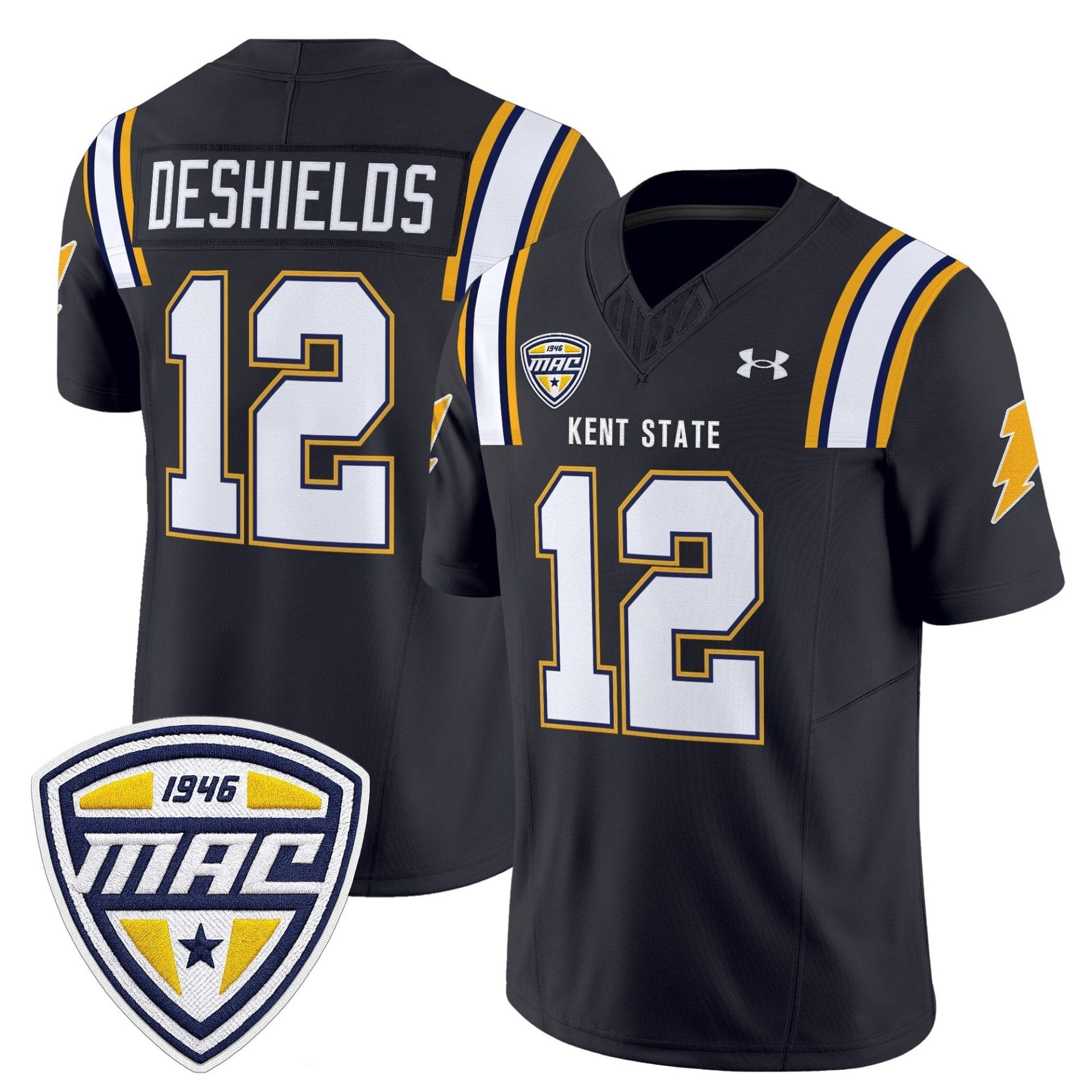Kent State Golden Flashes 2025 Vapor Limited Jersey - All Stitched - Image 2