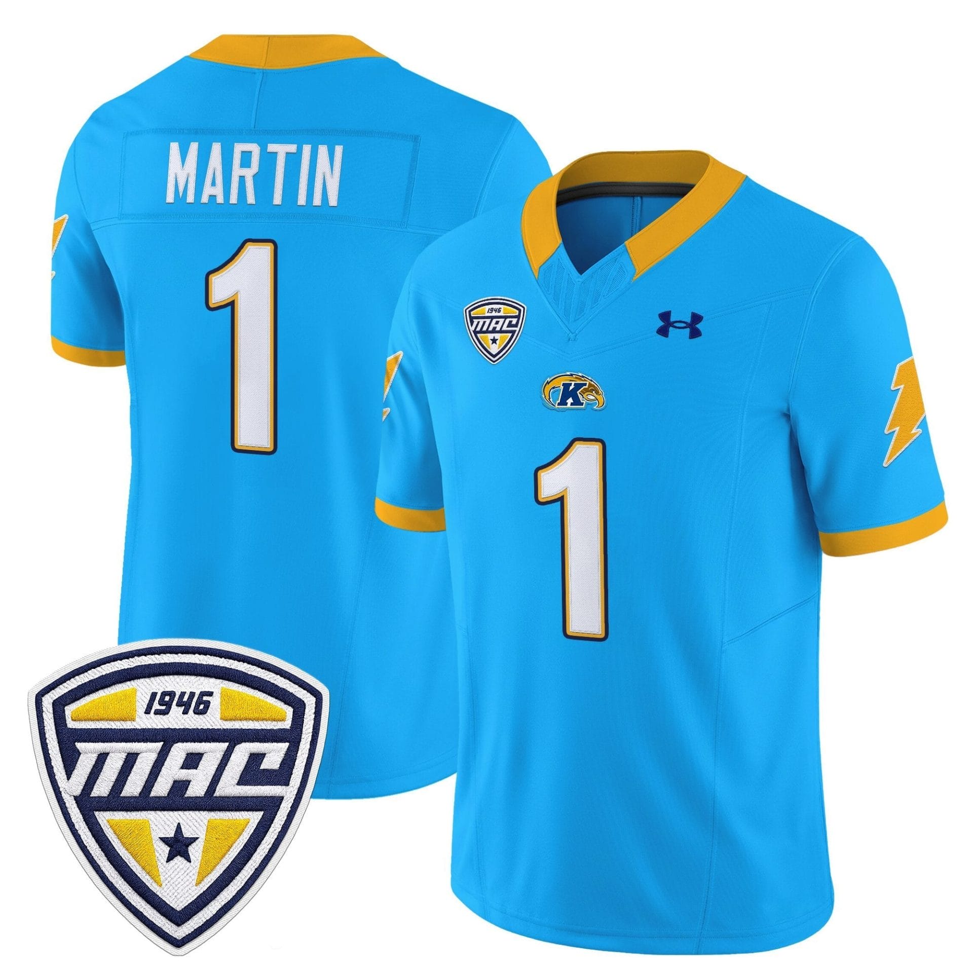 Kent State Golden Flashes 2025 Vapor Limited Jersey - All Stitched - Image 26