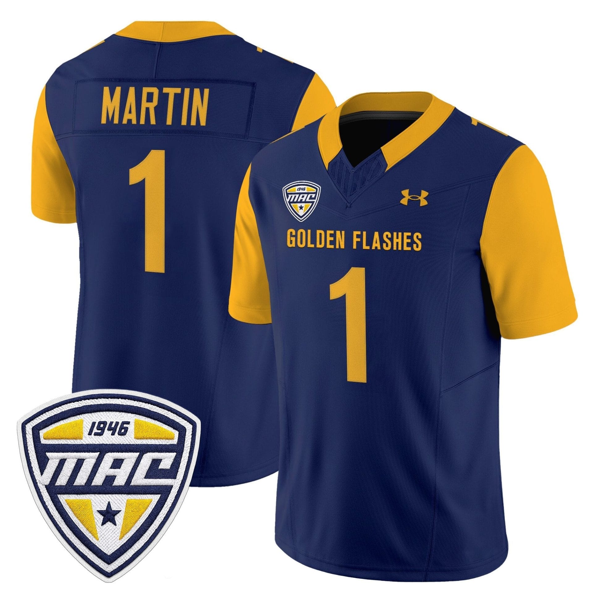 Kent State Golden Flashes 2025 Vapor Limited Jersey - All Stitched - Image 16
