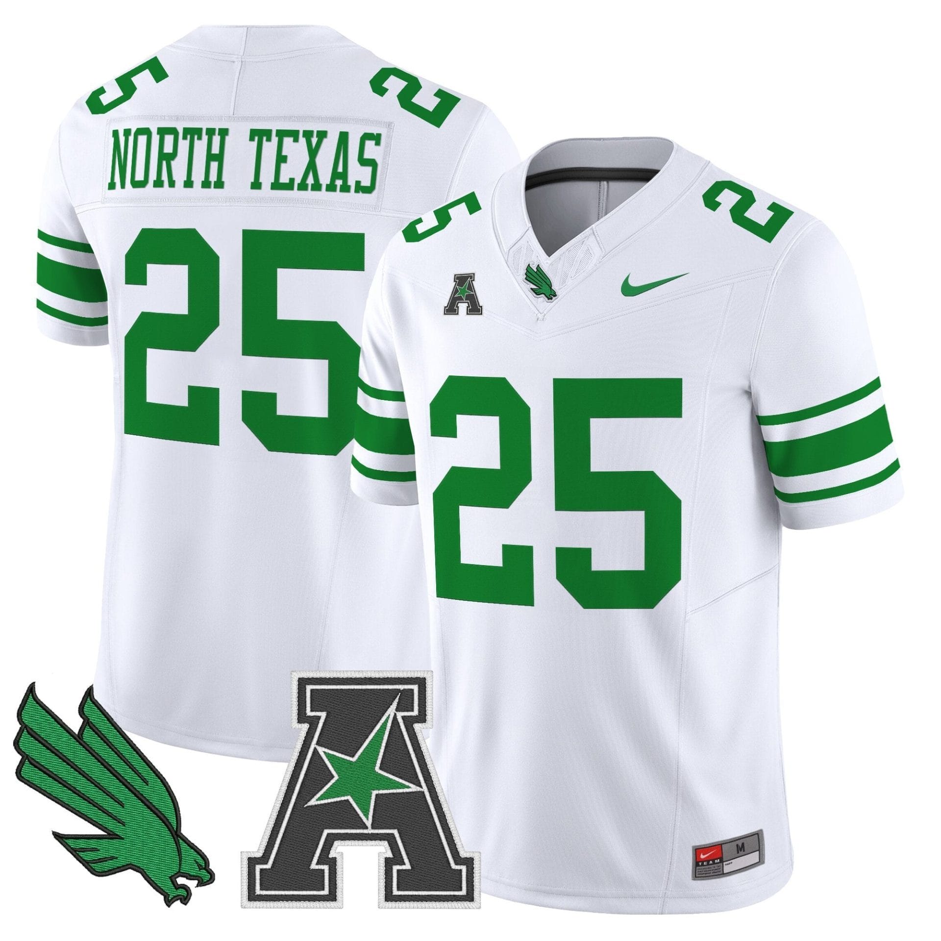 Men's North Texas Mean Green 2025 Vapor Limited Jersey - All Stitched - Image 27