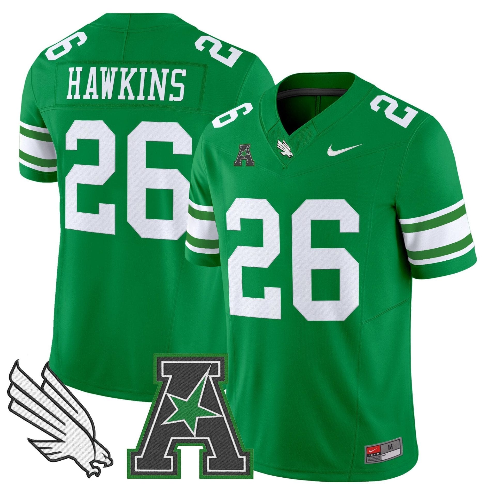 Men's North Texas Mean Green 2025 Vapor Limited Jersey - All Stitched - Image 16