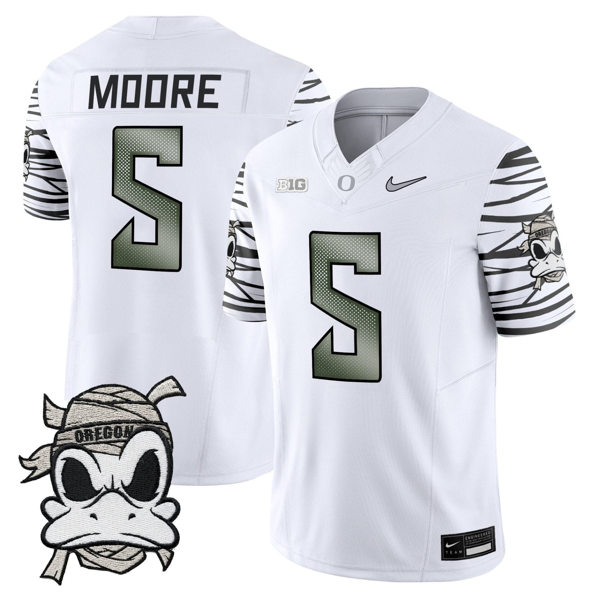 Oregon Ducks 2025 "Mummy Duck" Vapor Limited Jersey V1- All Stitched
