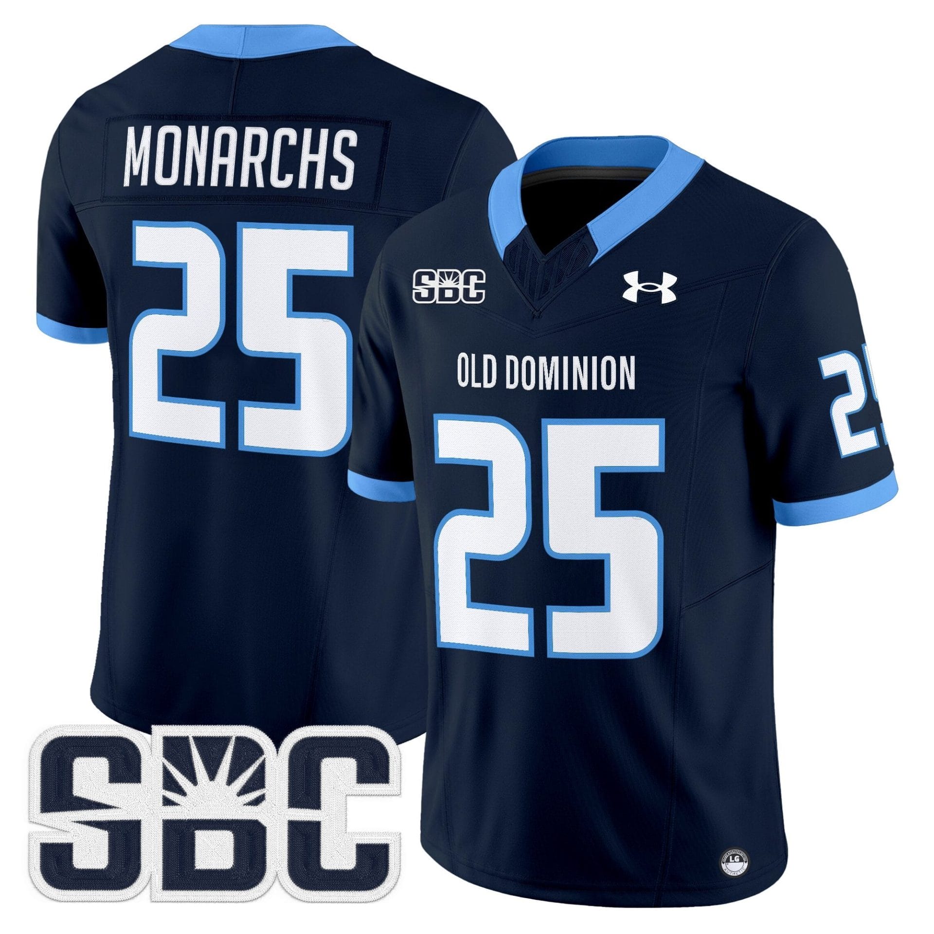 Old Dominion Monarchs 2025 Vapor Limited Jersey - All Stitched - Image 8