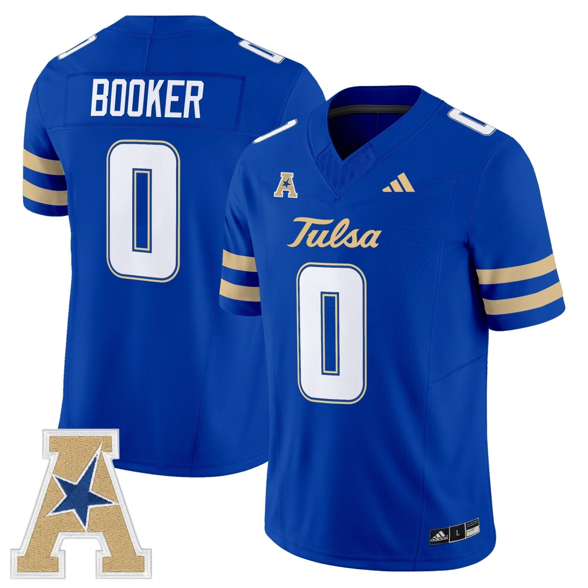 Tulsa Golden Hurricane 2025 Vapor Limited Jersey - All Stitched - Image 4