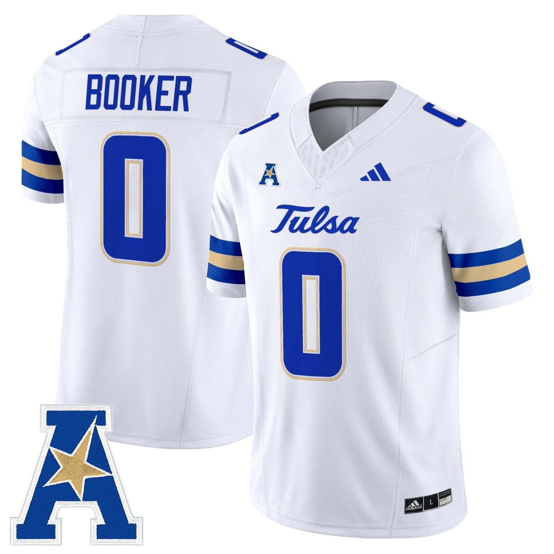 Tulsa Golden Hurricane 2025 Vapor Limited Jersey - All Stitched - Image 13