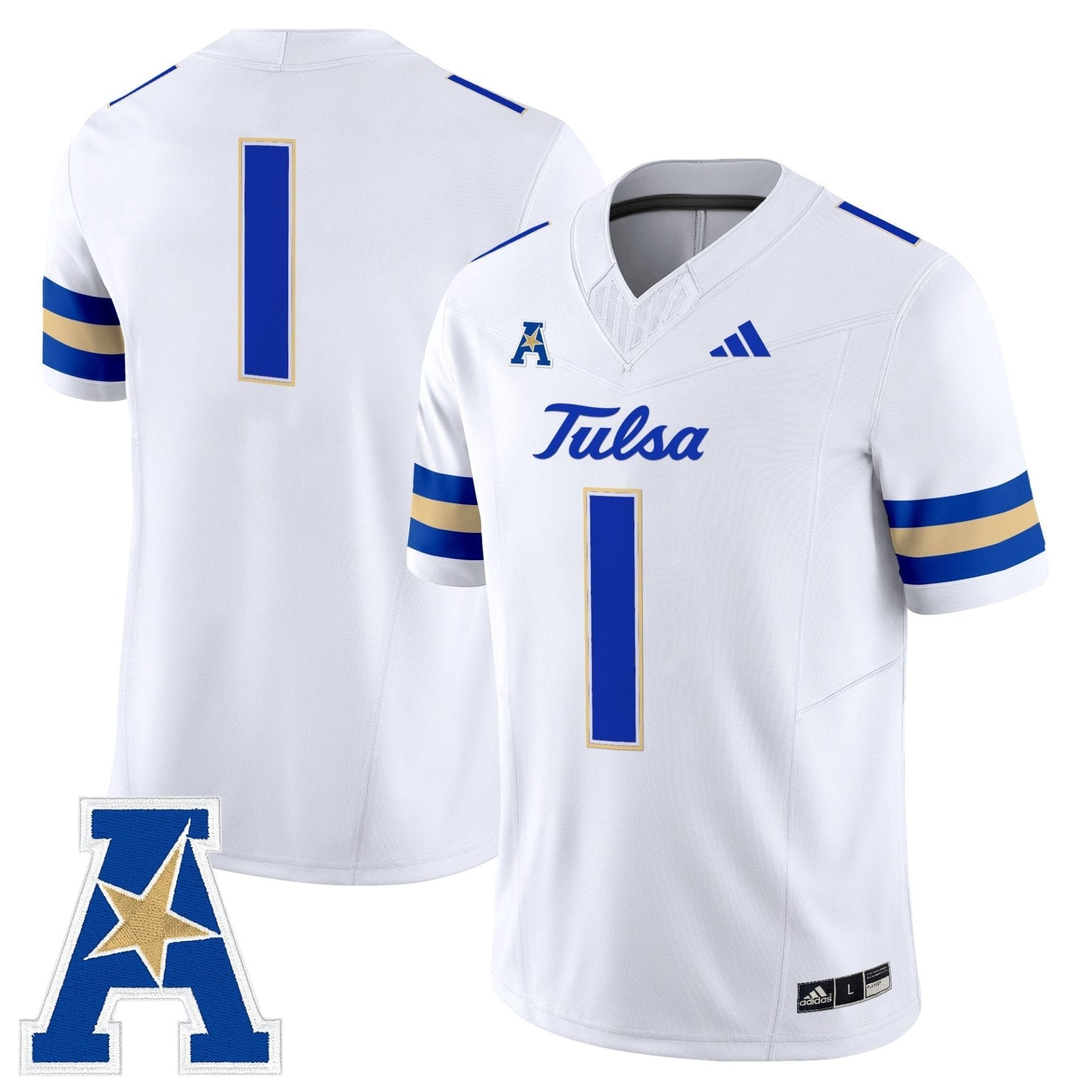 Tulsa Golden Hurricane 2025 Vapor Limited Jersey - All Stitched - Image 18